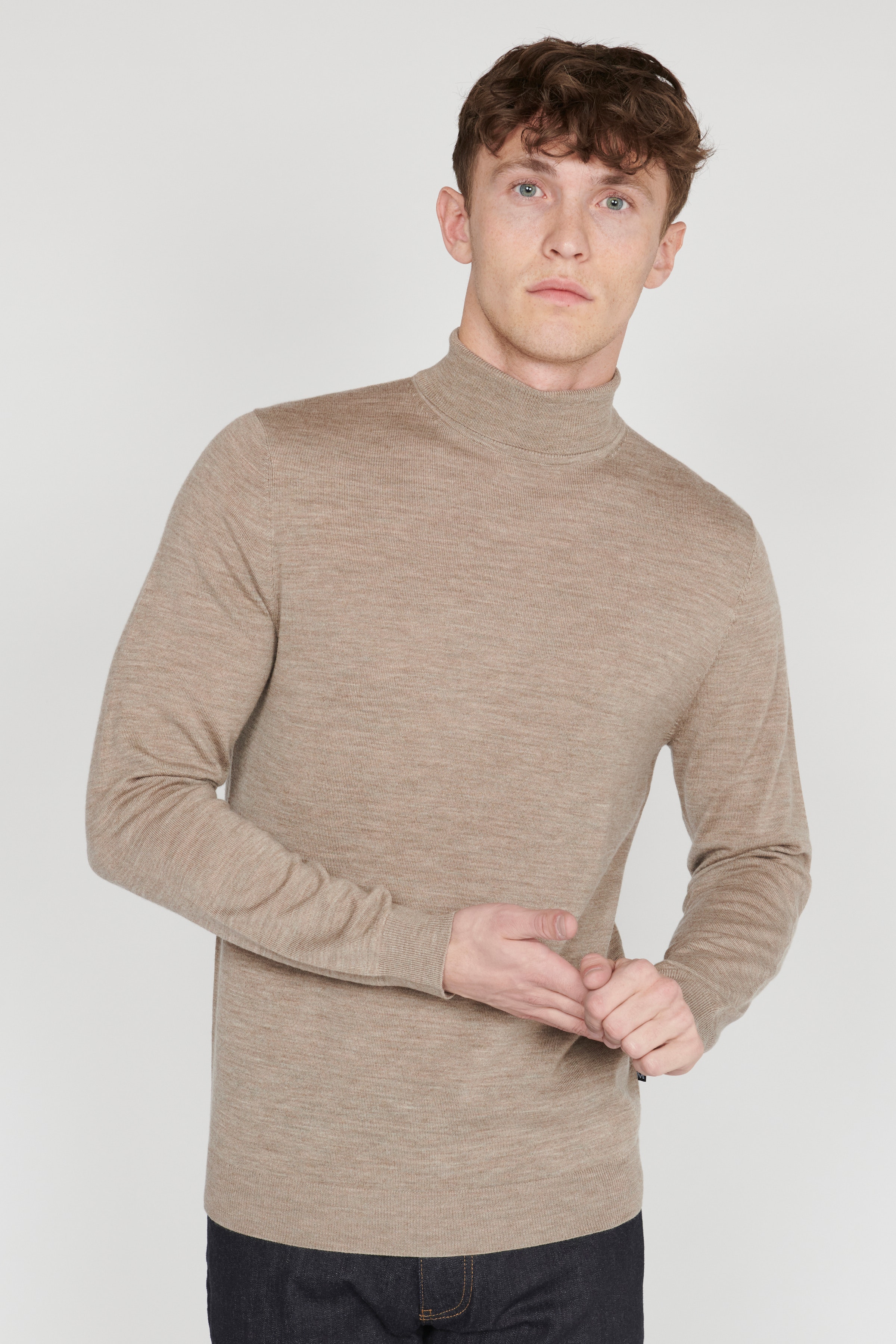 MAparcusman Merino Stickad tröja LOOKBOOK FRONT 30204905-1711181