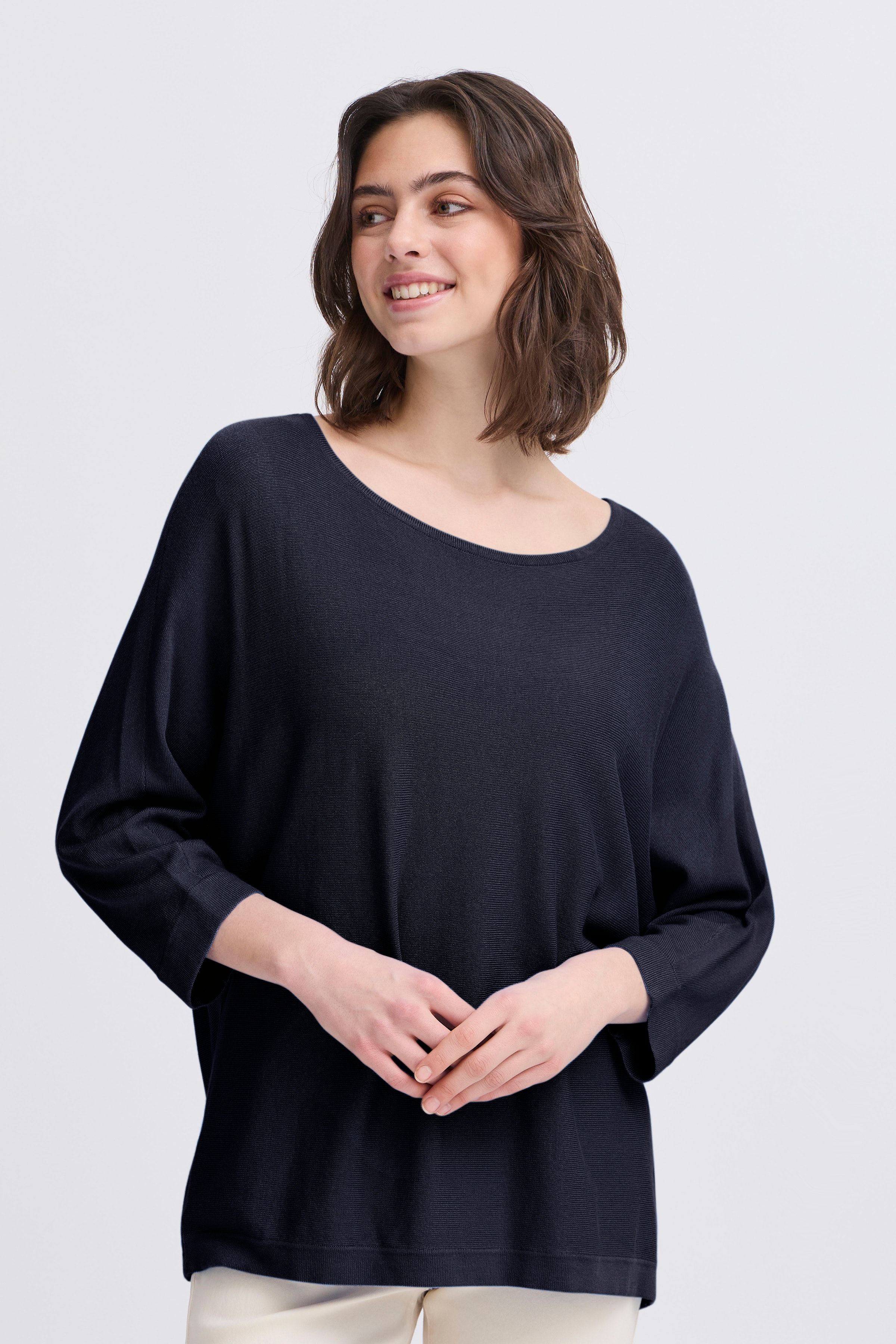 FRCLIA PU 14 Strikket pullover LOOKBOOK FRONT 20615123-193923