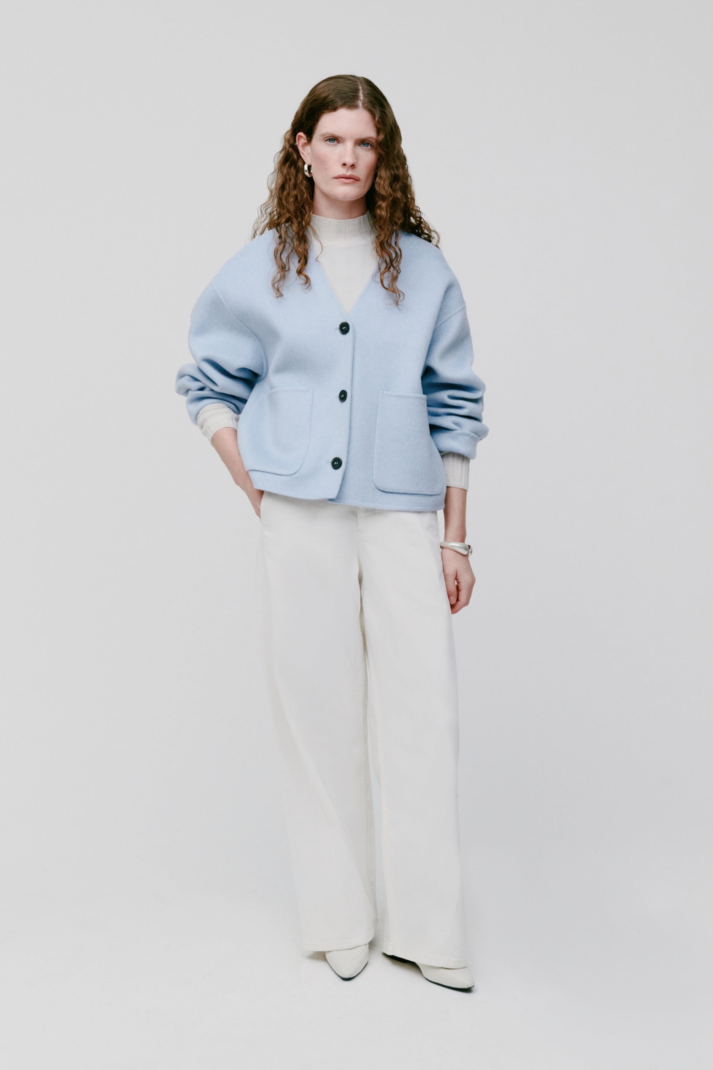 JENEVA Kåpe LOOKBOOK FRONT 30600773-BL833