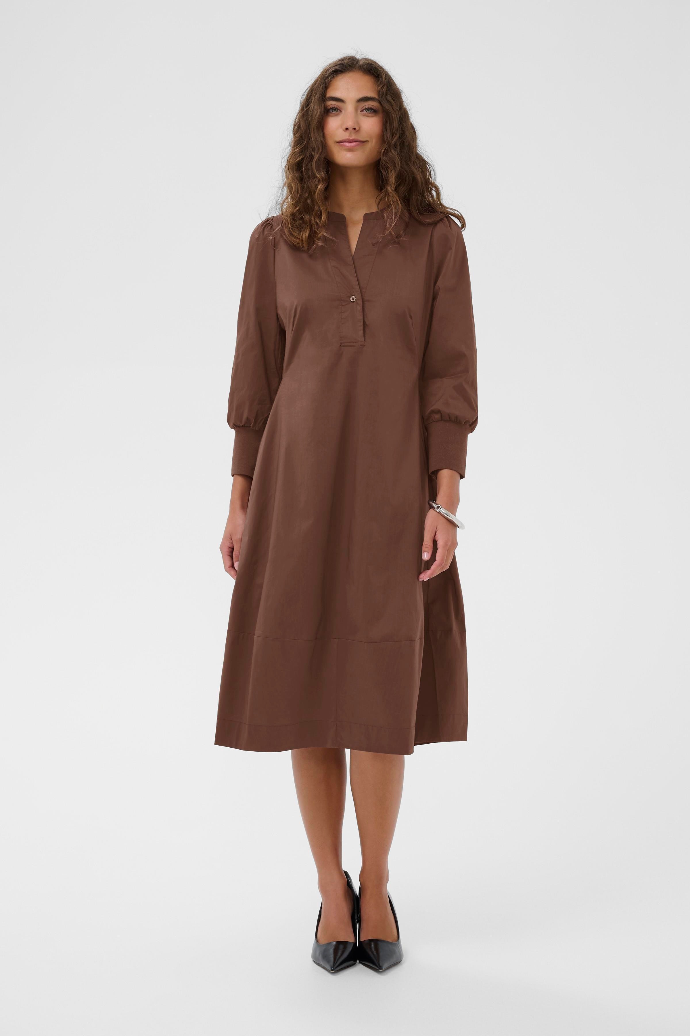 CUantoinett Kleid mit 3/4-Ärmeln LOOKBOOK FRONT 50110059-191220