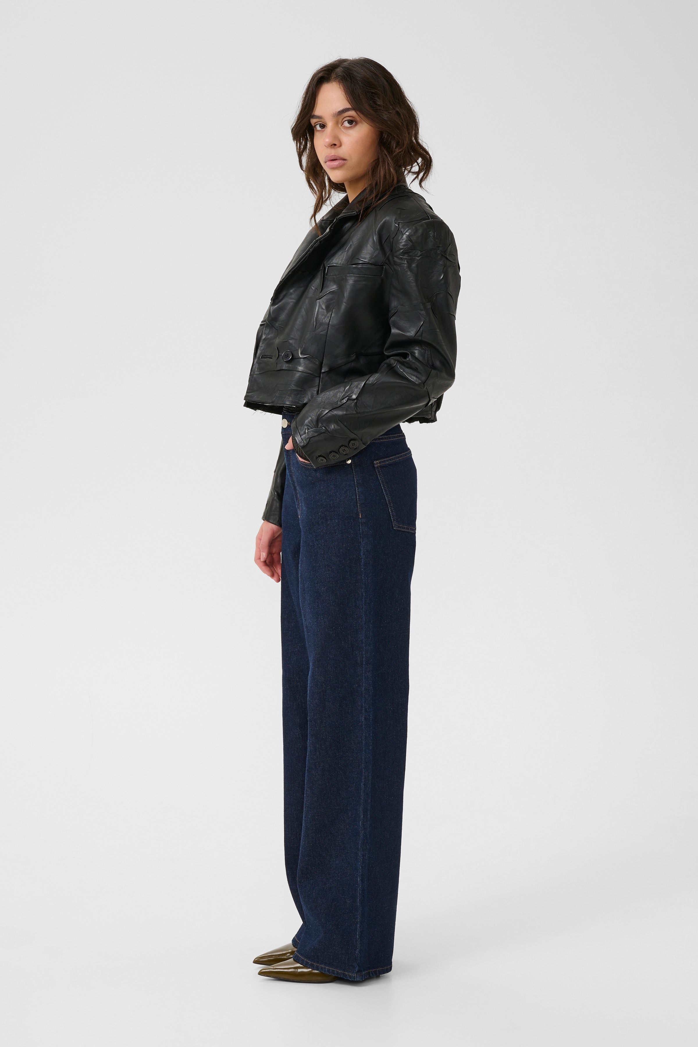 GZmadisan Leather blazer LOOKBOOK DETAIL 10910733-100017