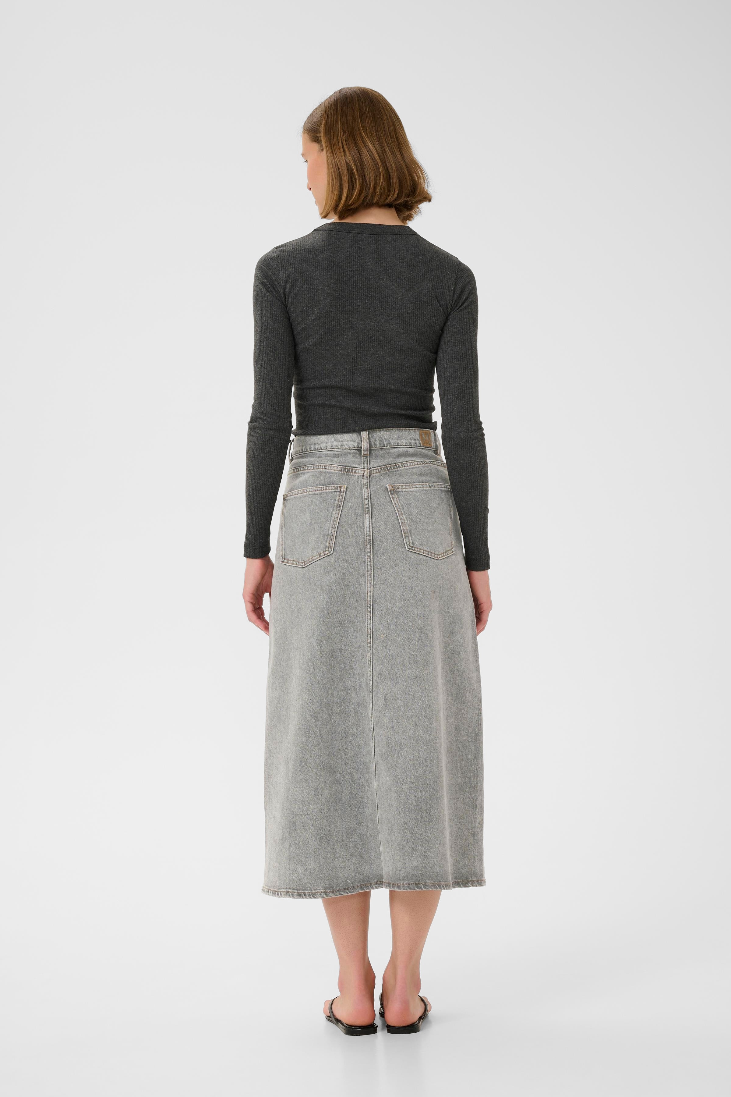 NanasIW Denim Skirt LOOKBOOK BACK 30111078-304093