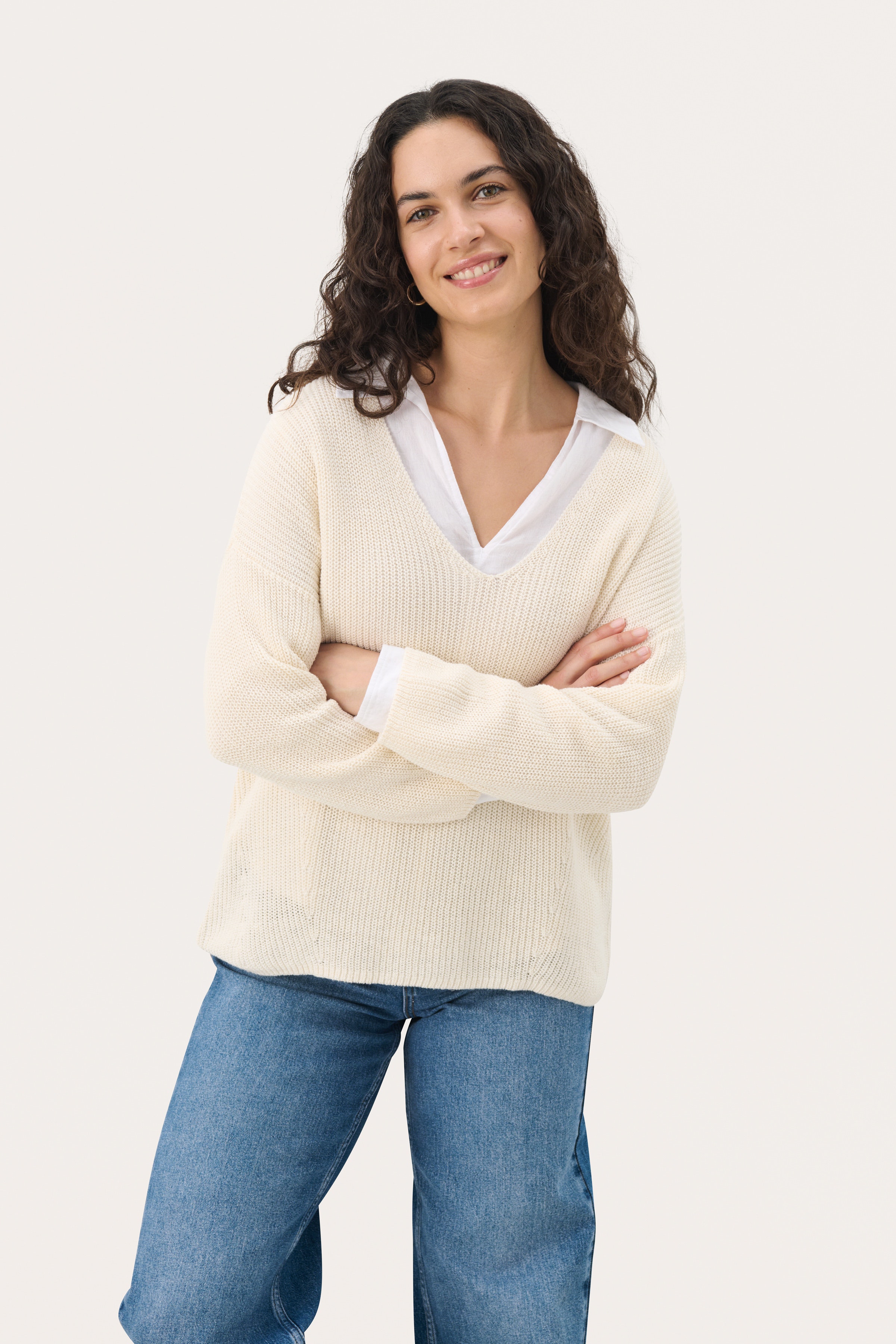 EtronaPW Linen Pullover LOOKBOOK FRONT 30309578-120601