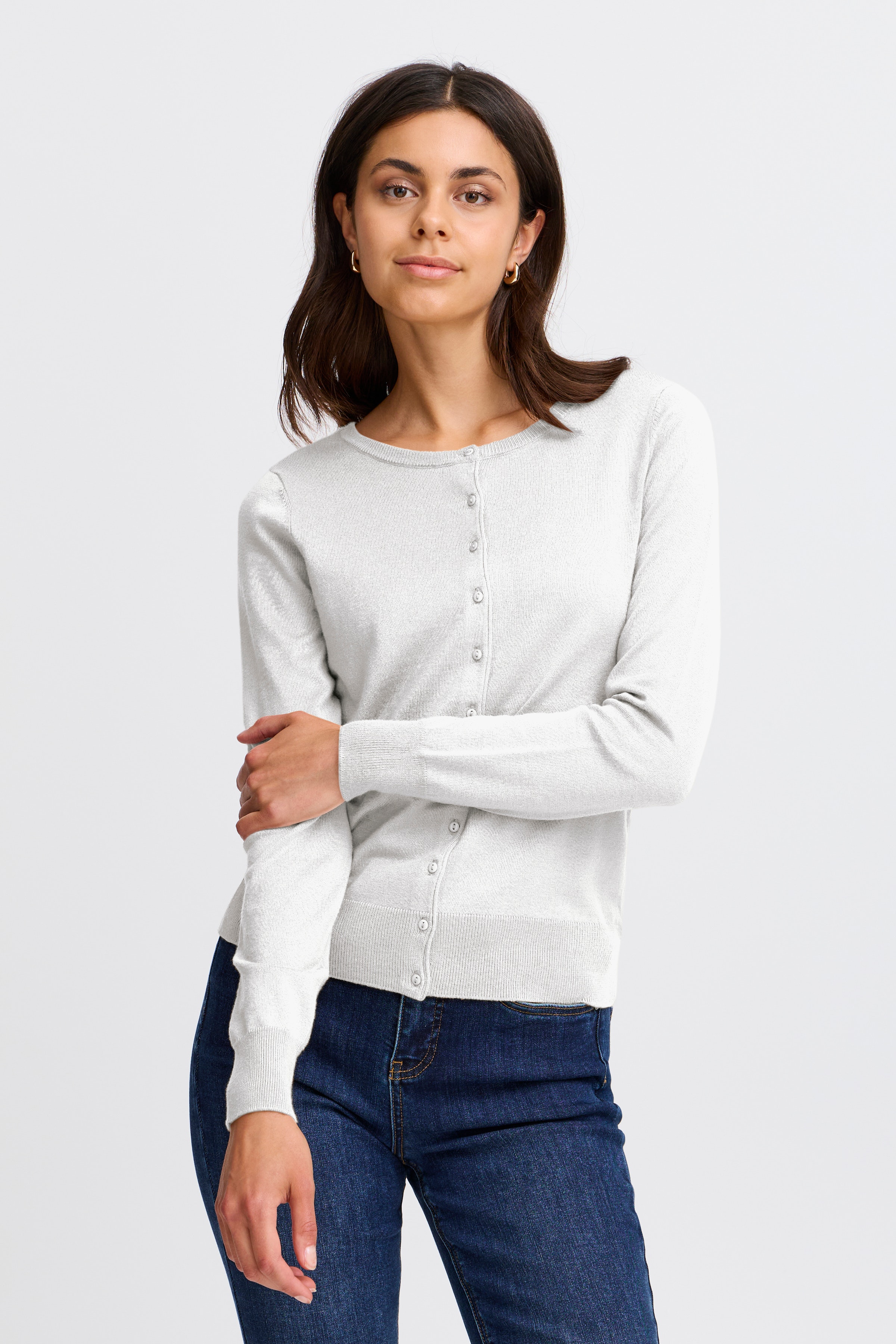 Strikket cardigan LOOKBOOK FRONT 20604187-60010