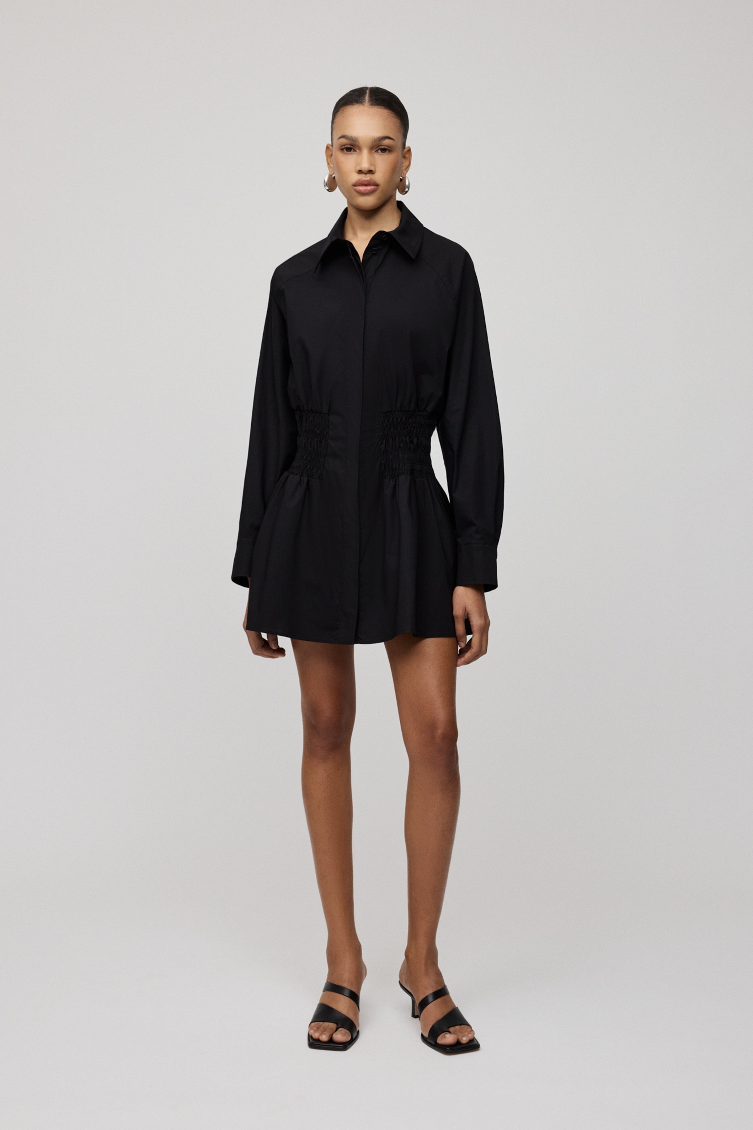 MARYNA Dress LOOKBOOK FRONT 30600541-BK999