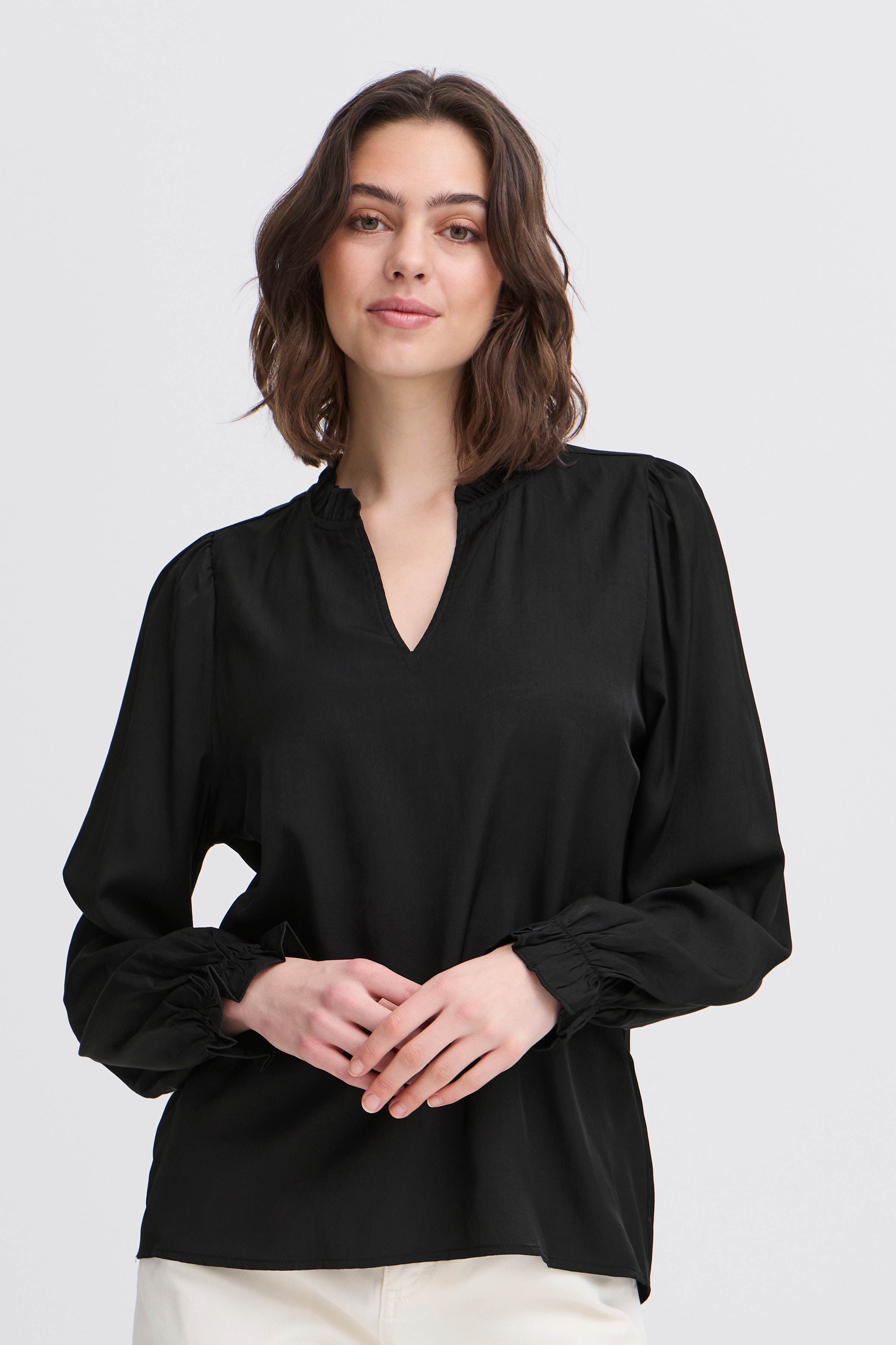 FRDIANA BL 1 Langermet bluse LOOKBOOK FRONT 20615564-200113