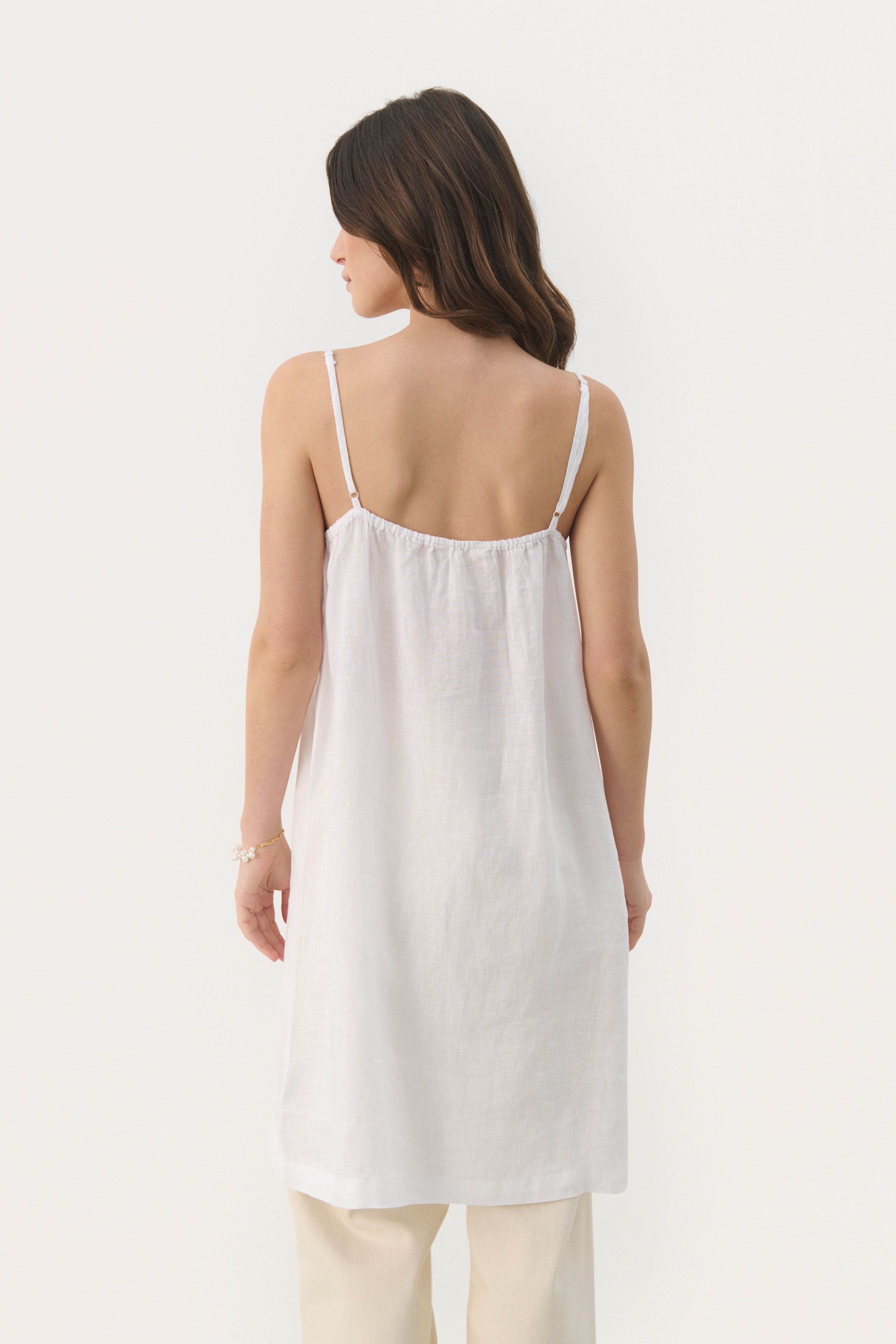 AlexianaPW Short linen dress LOOKBOOK BACK 30308057-110601