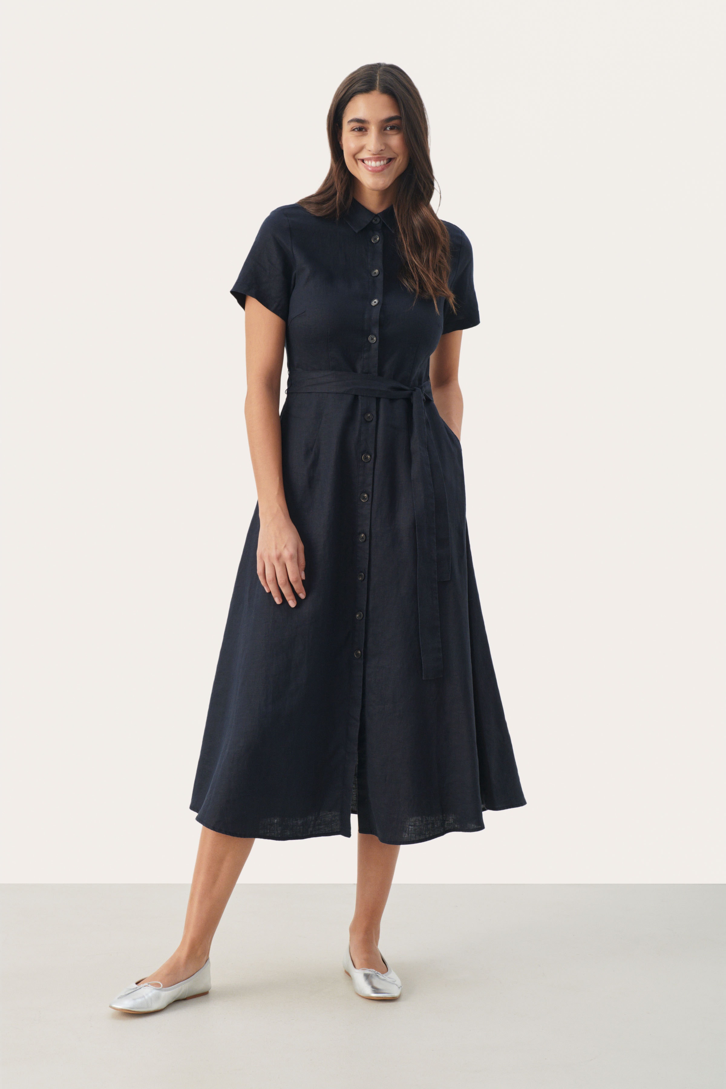EflinPW Shirt dress LOOKBOOK FRONT 30308451-194013