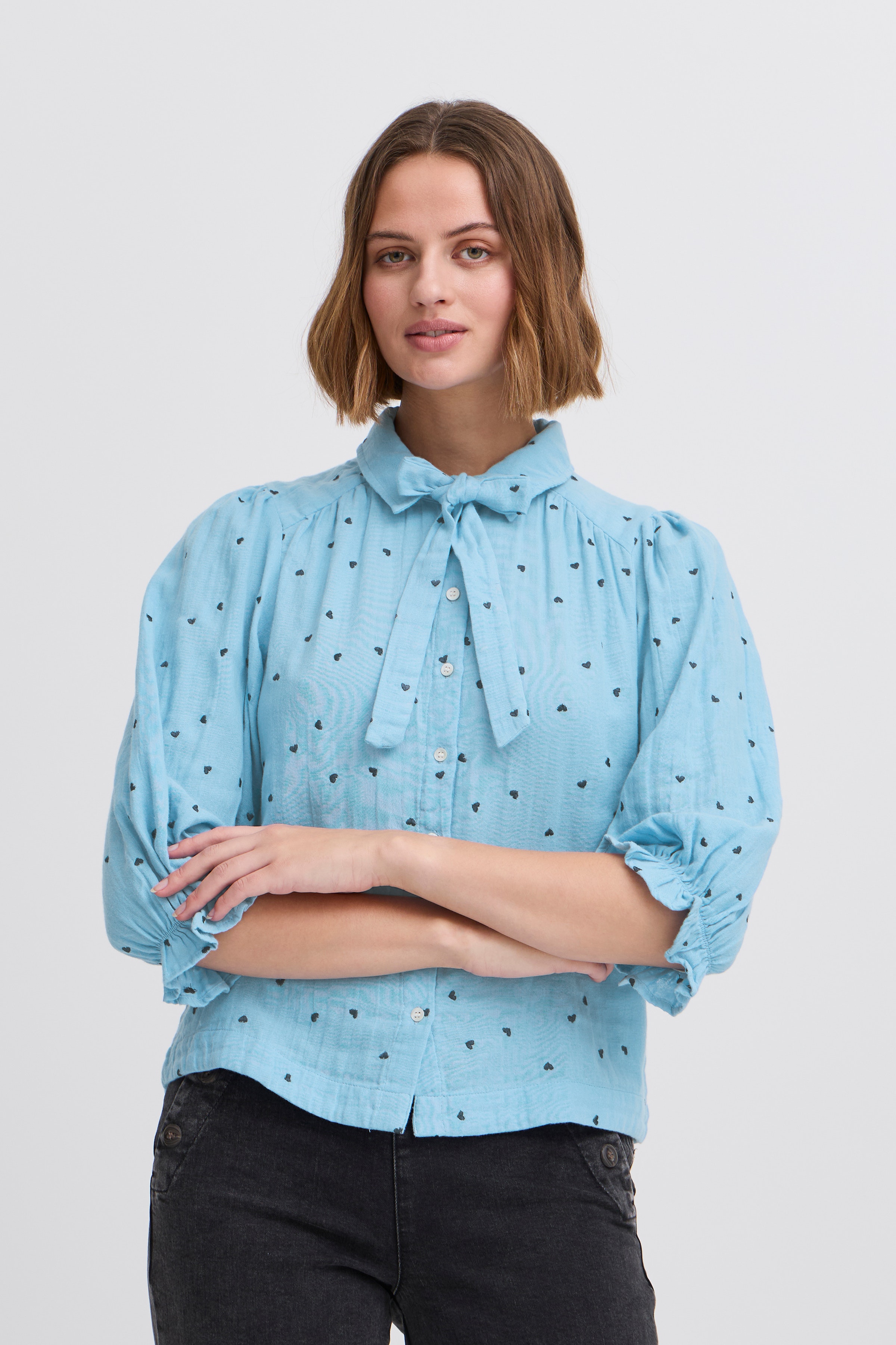 Langarm-Bluse LOOKBOOK FRONT 20122466-164120