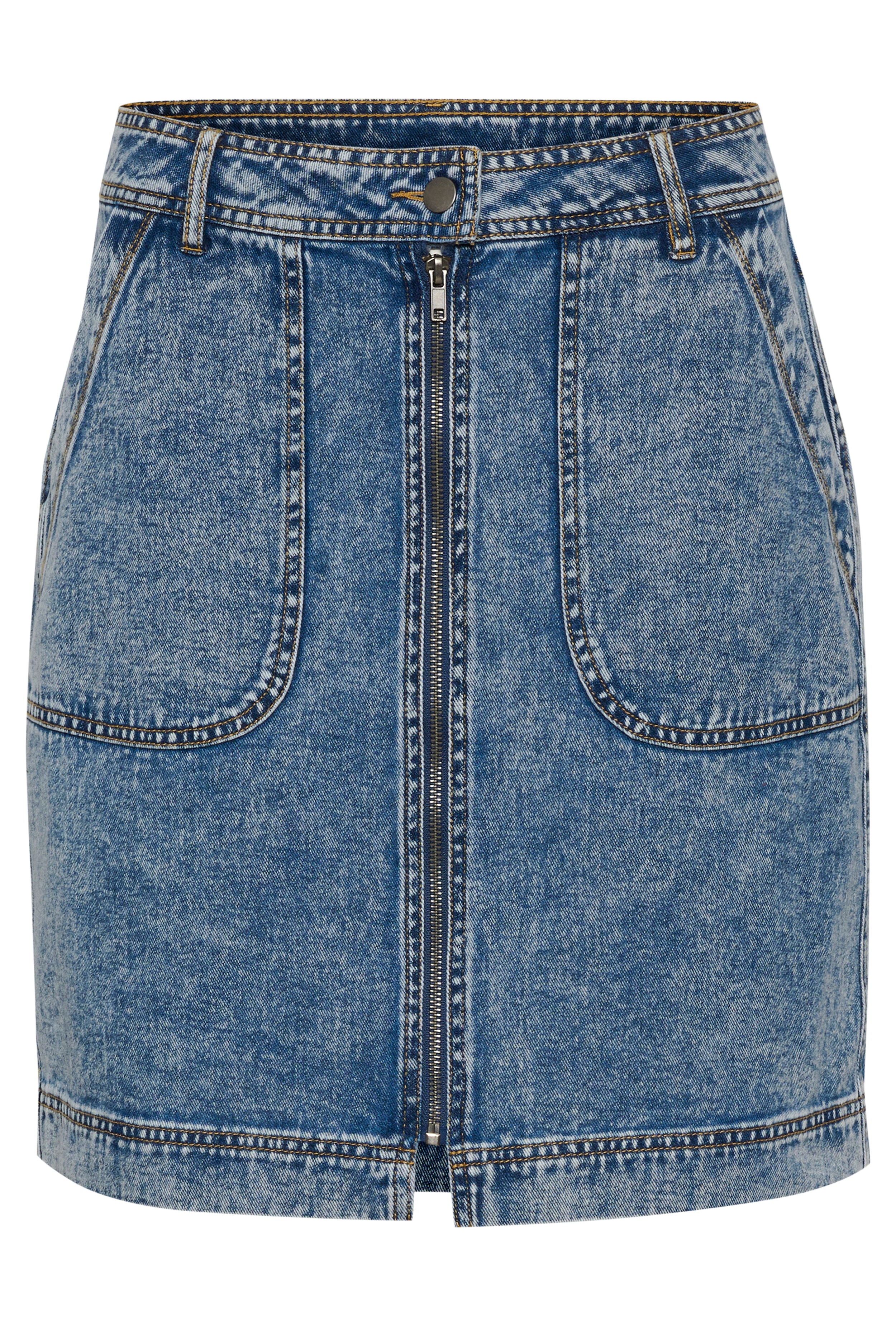 KAsidsel Denim Skjørt LOOKBOOK FRONT 10508346-103166