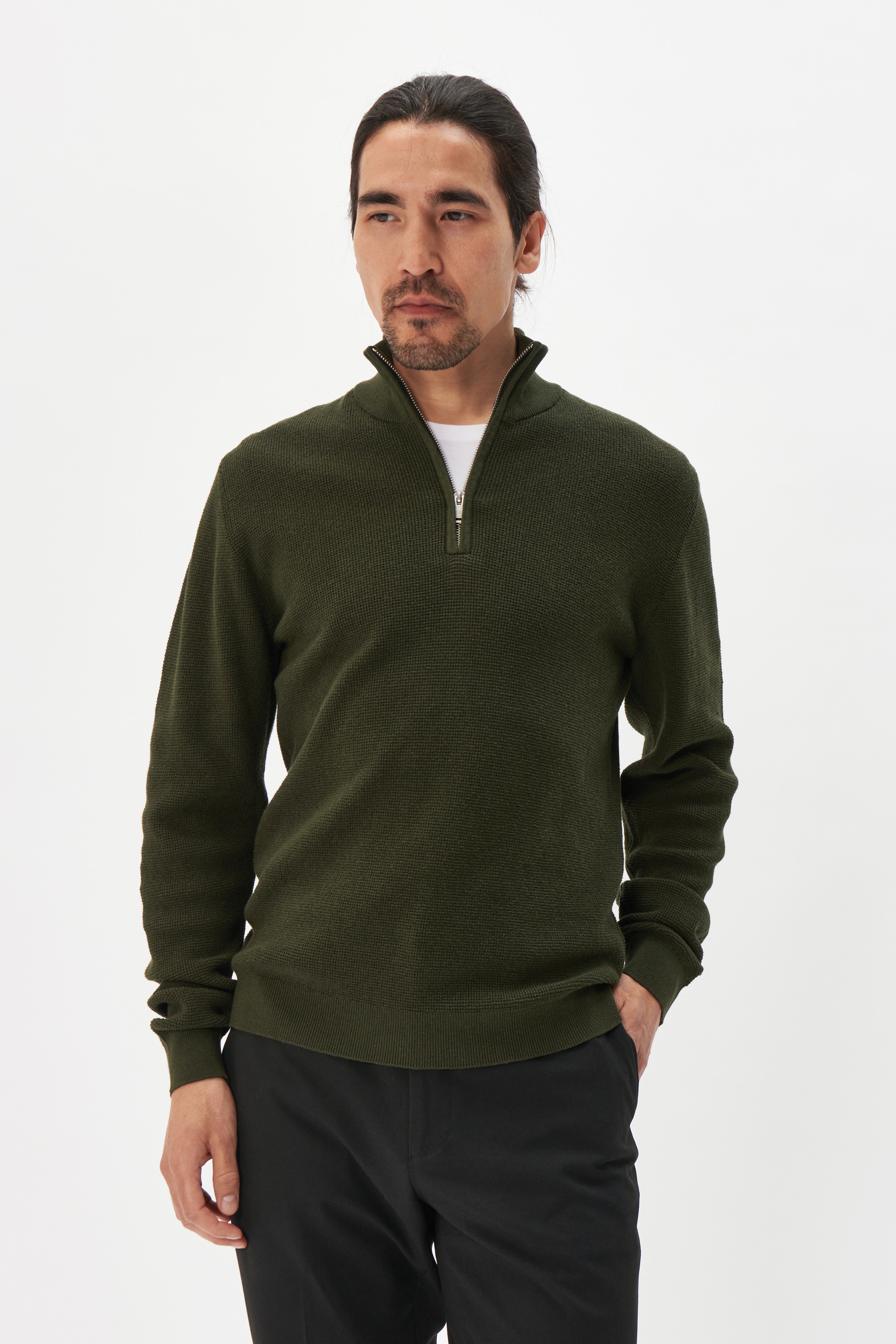 MAlagoon Half-Zip Pullover LOOKBOOK FRONT 30207192-190509
