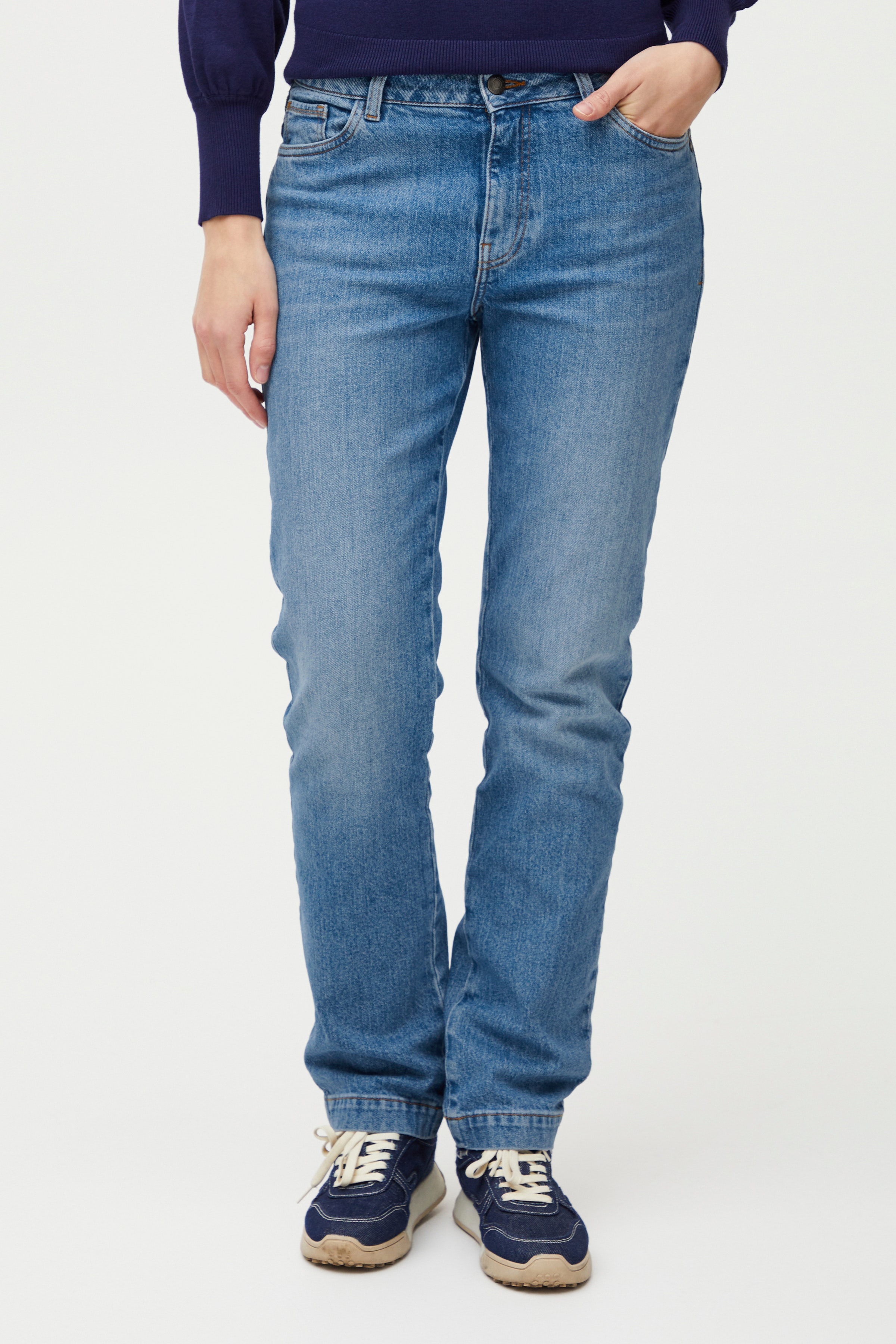 PZODETTA  Loose Jeans Straight Leg LOOKBOOK FRONT 50207910-200005