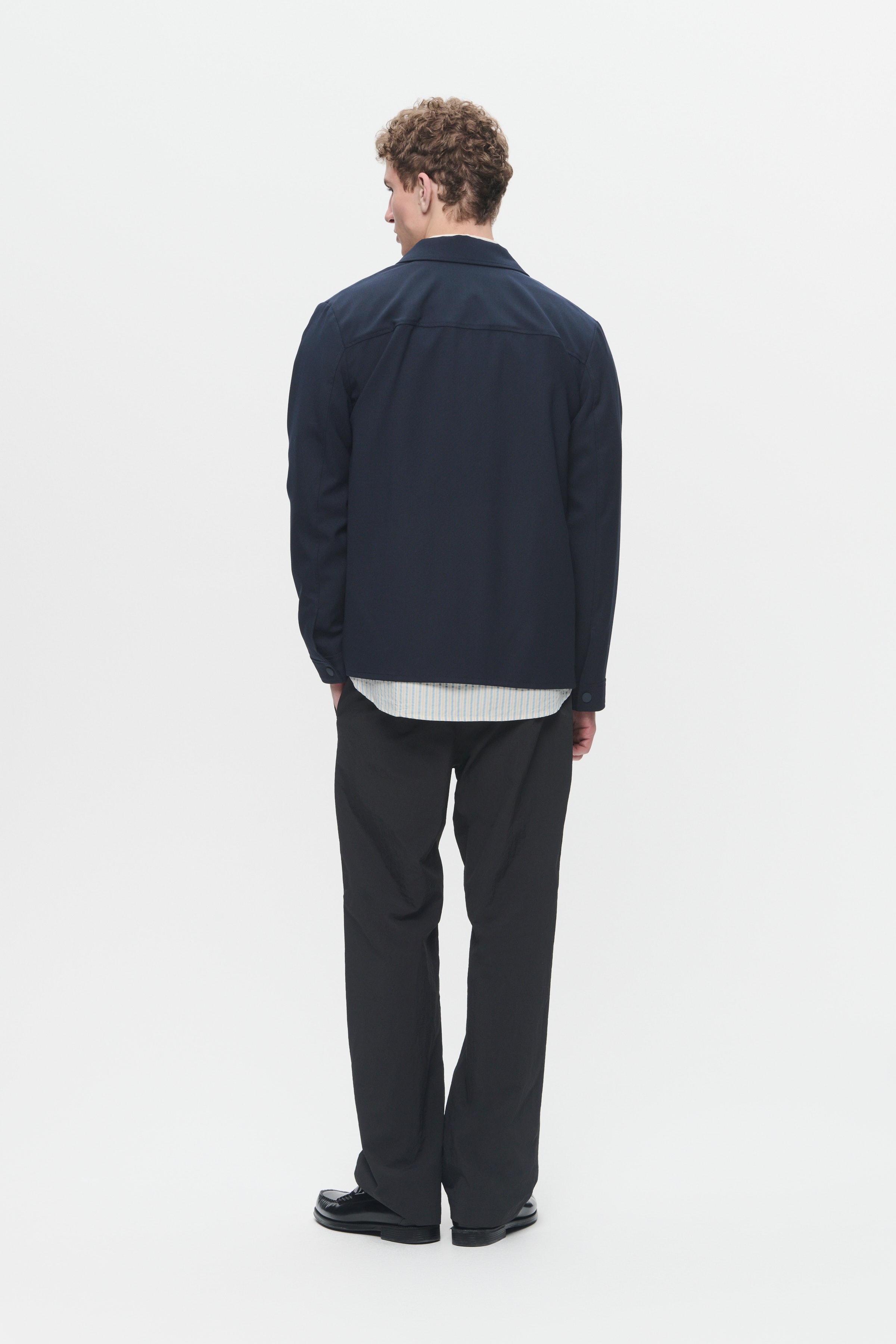 WWfabian Wool Shirt LOOKBOOK BACK 30250005-194011