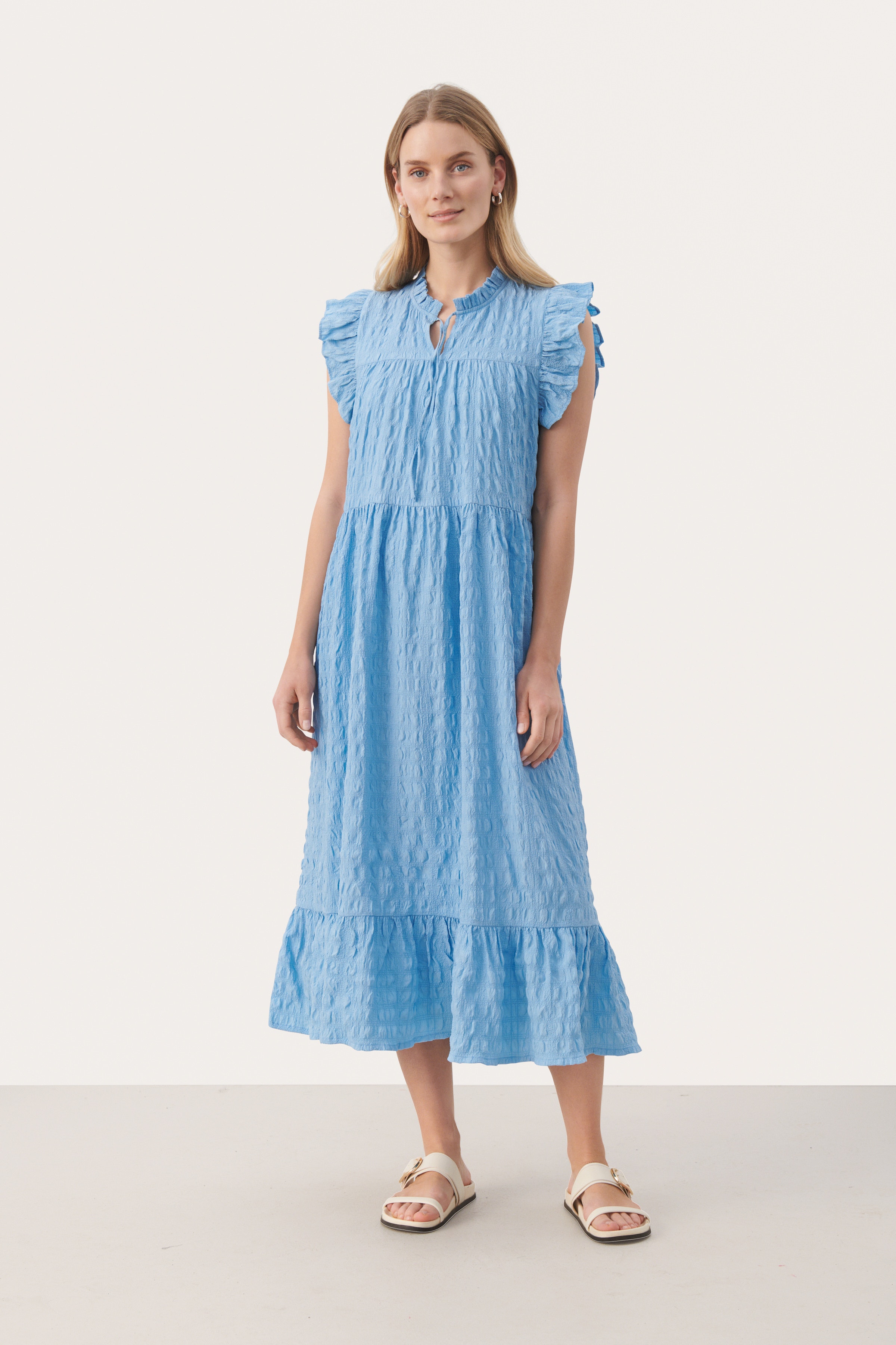 GimalinaPW Lång klänning med volanger LOOKBOOK FRONT 30308987-164120