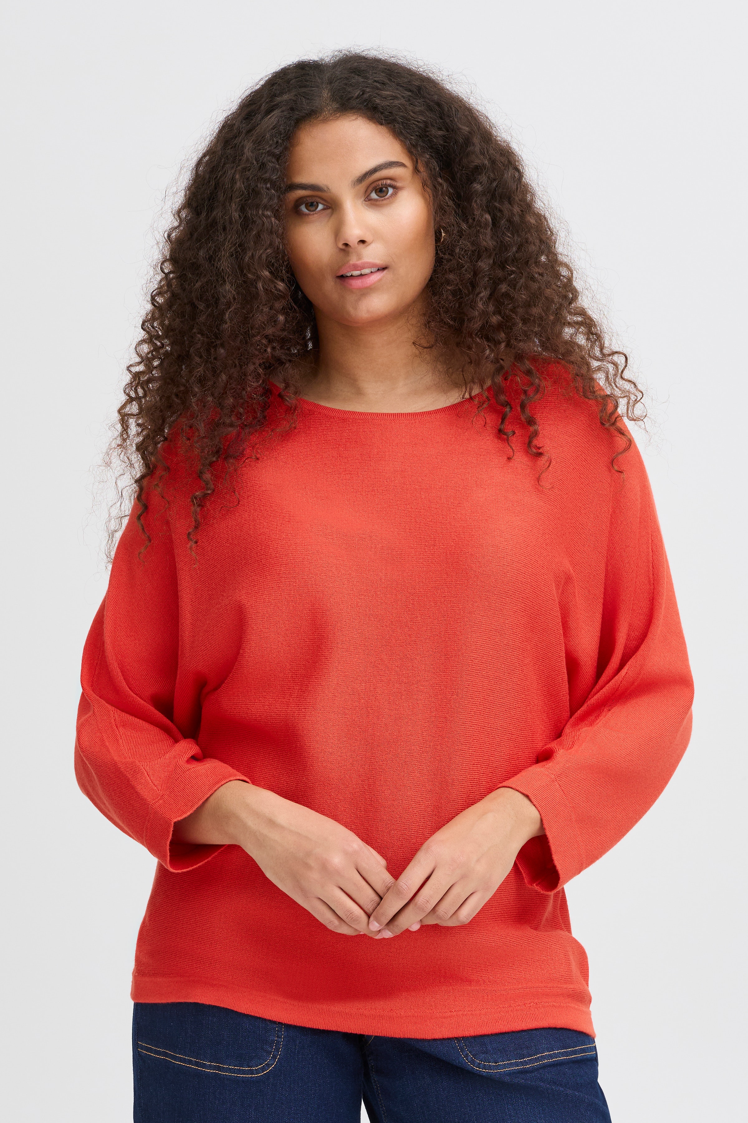 FRCLIA PU 14 Strikket pullover LOOKBOOK FRONT 20615123-171654