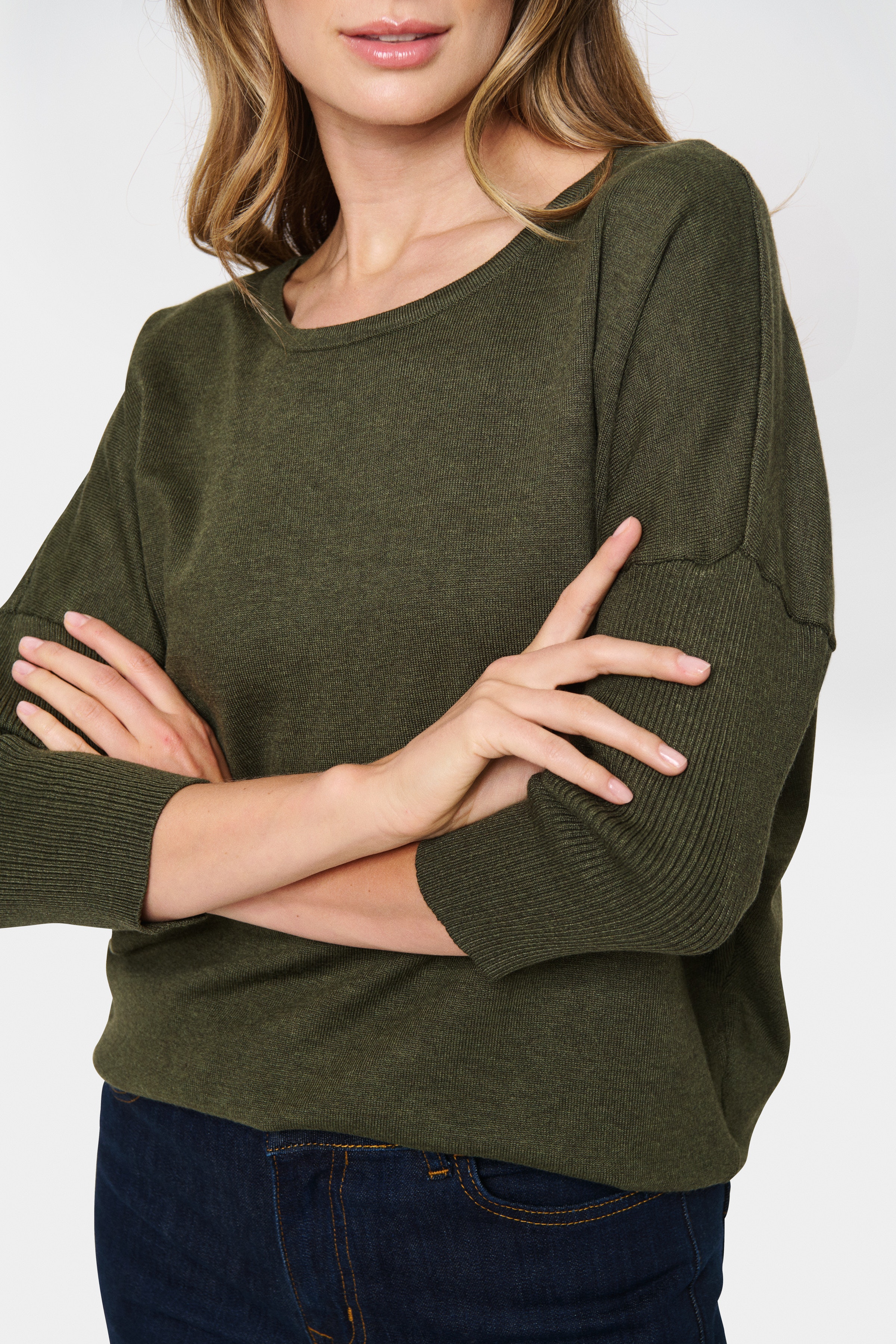 MilaSZ R-Neck Pullover LOOKBOOK DETAIL 30500003-1905151