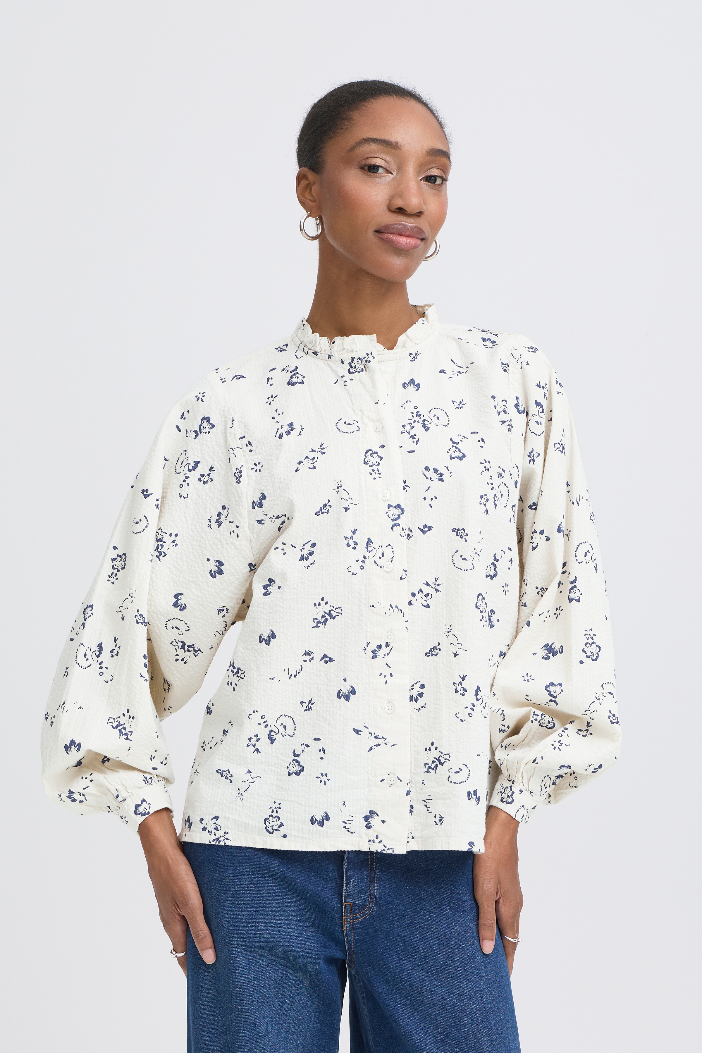 IHQWINA Skjorte LOOKBOOK FRONT 20125170-900004167