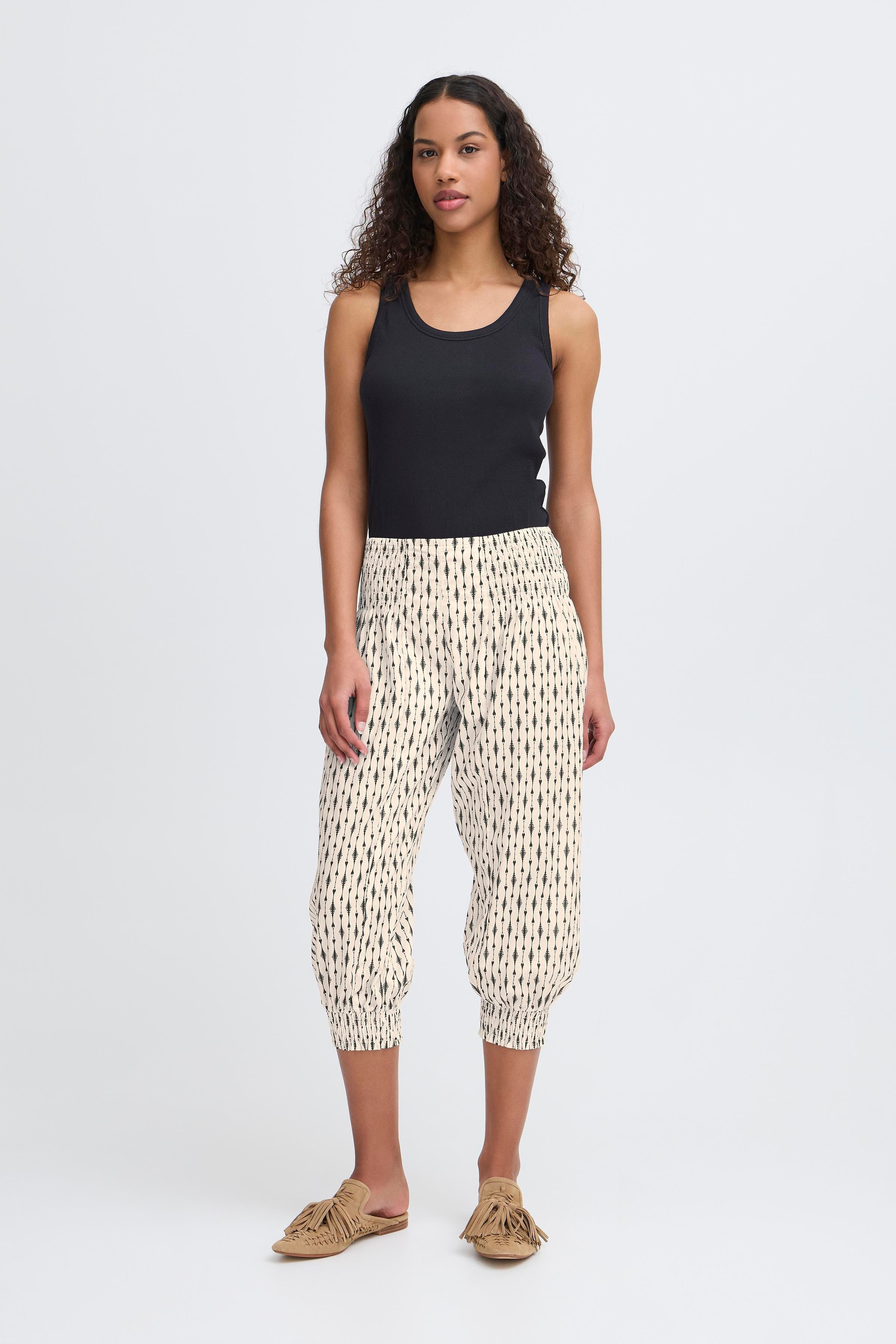 PZJILL Wide Capri Trousers LOOKBOOK FRONT 50200339-205178