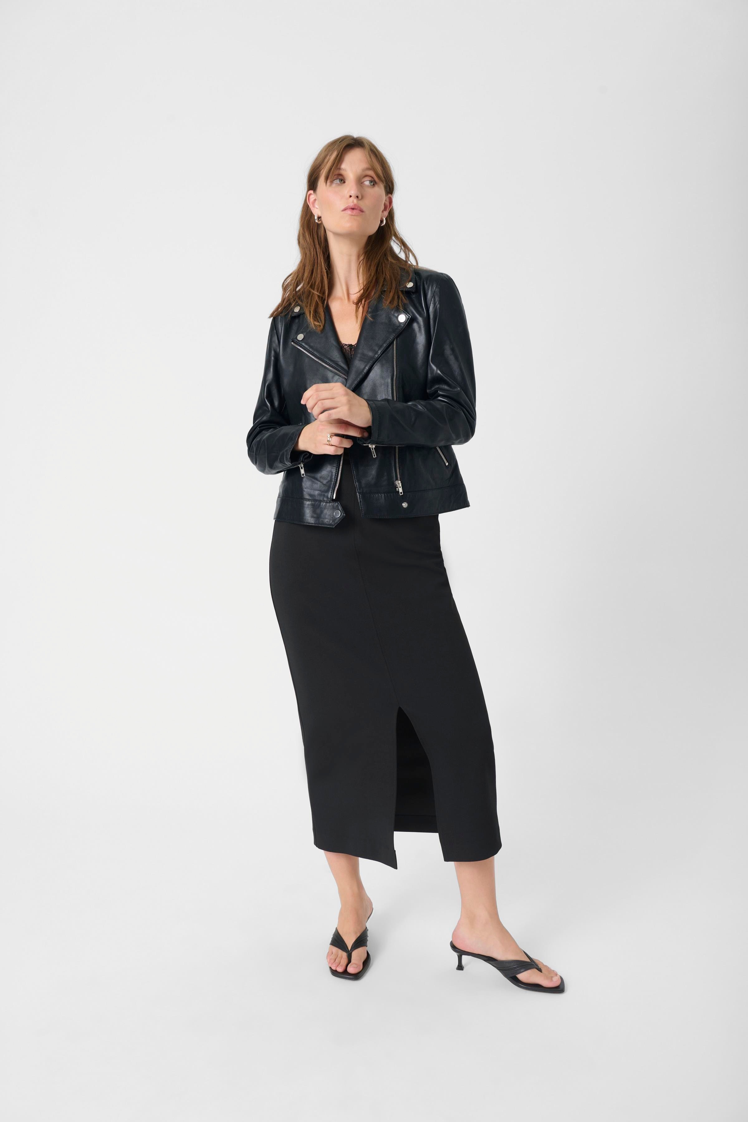 SLMaeve Leather jacket LOOKBOOK FRONT 30403641-40050