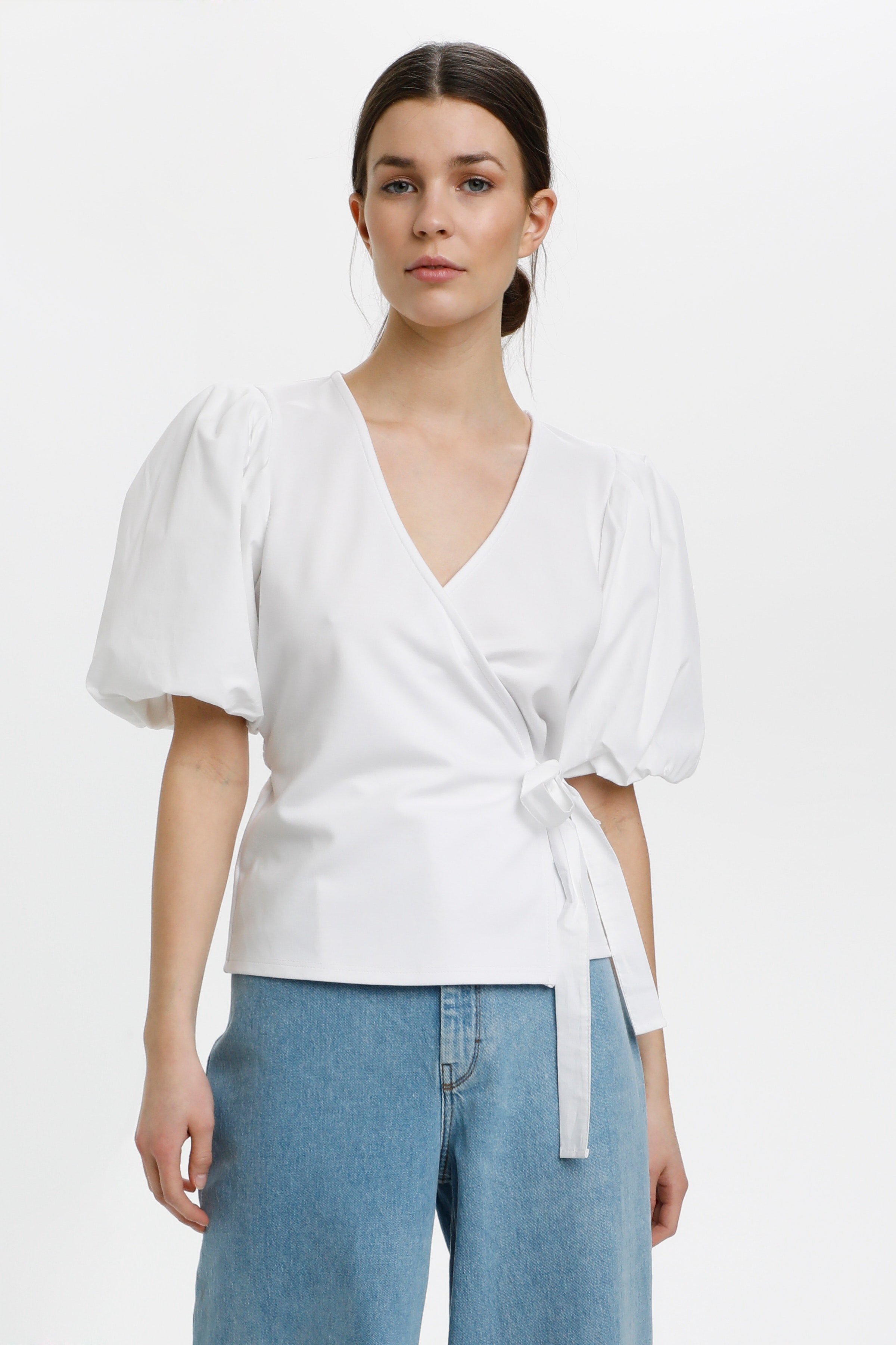 NemaGZ Kortermet bluse LOOKBOOK FRONT 10905642-110601