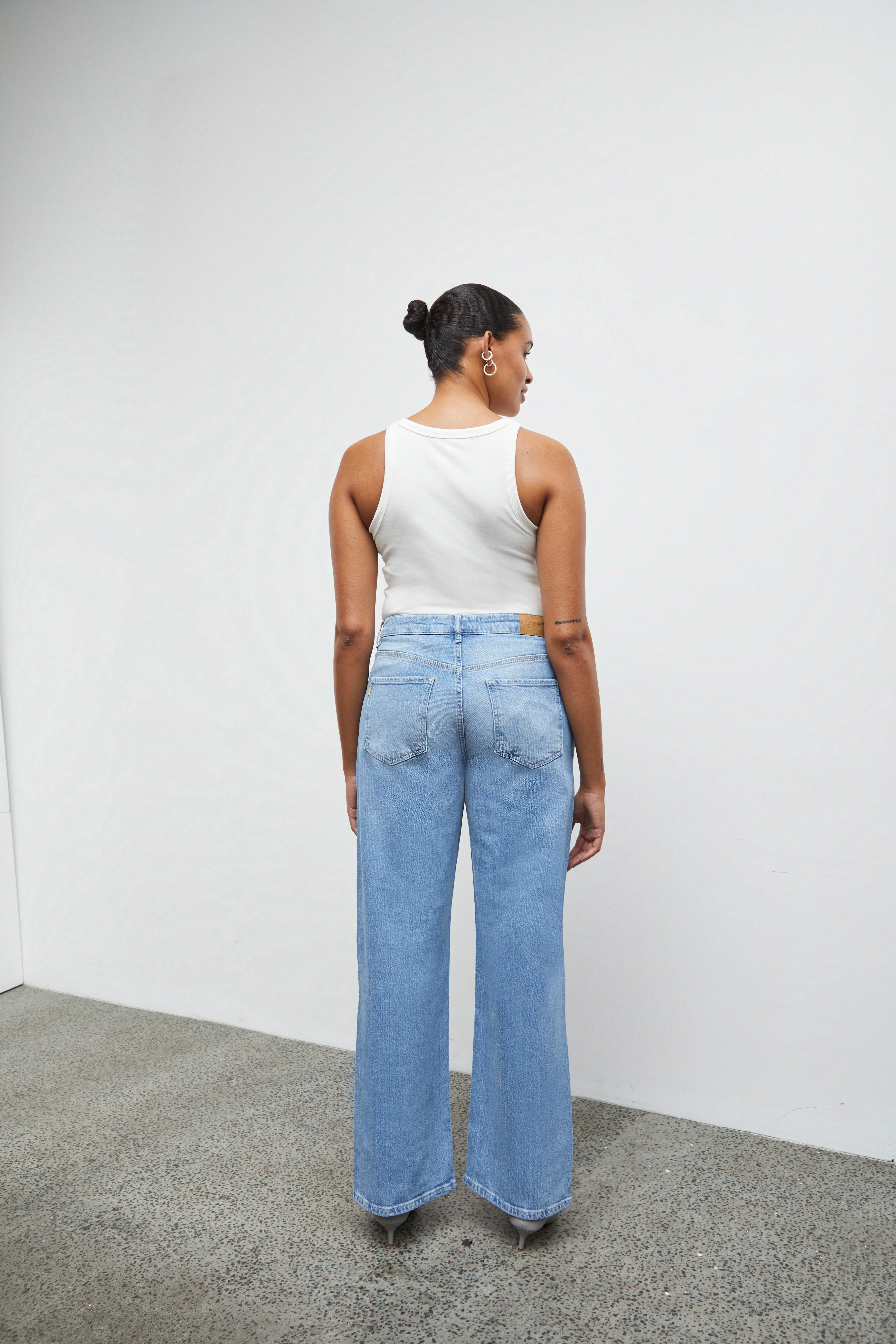 PZVEGA HW Jeans Wide Leg LOCATION NONE 50207173-200008