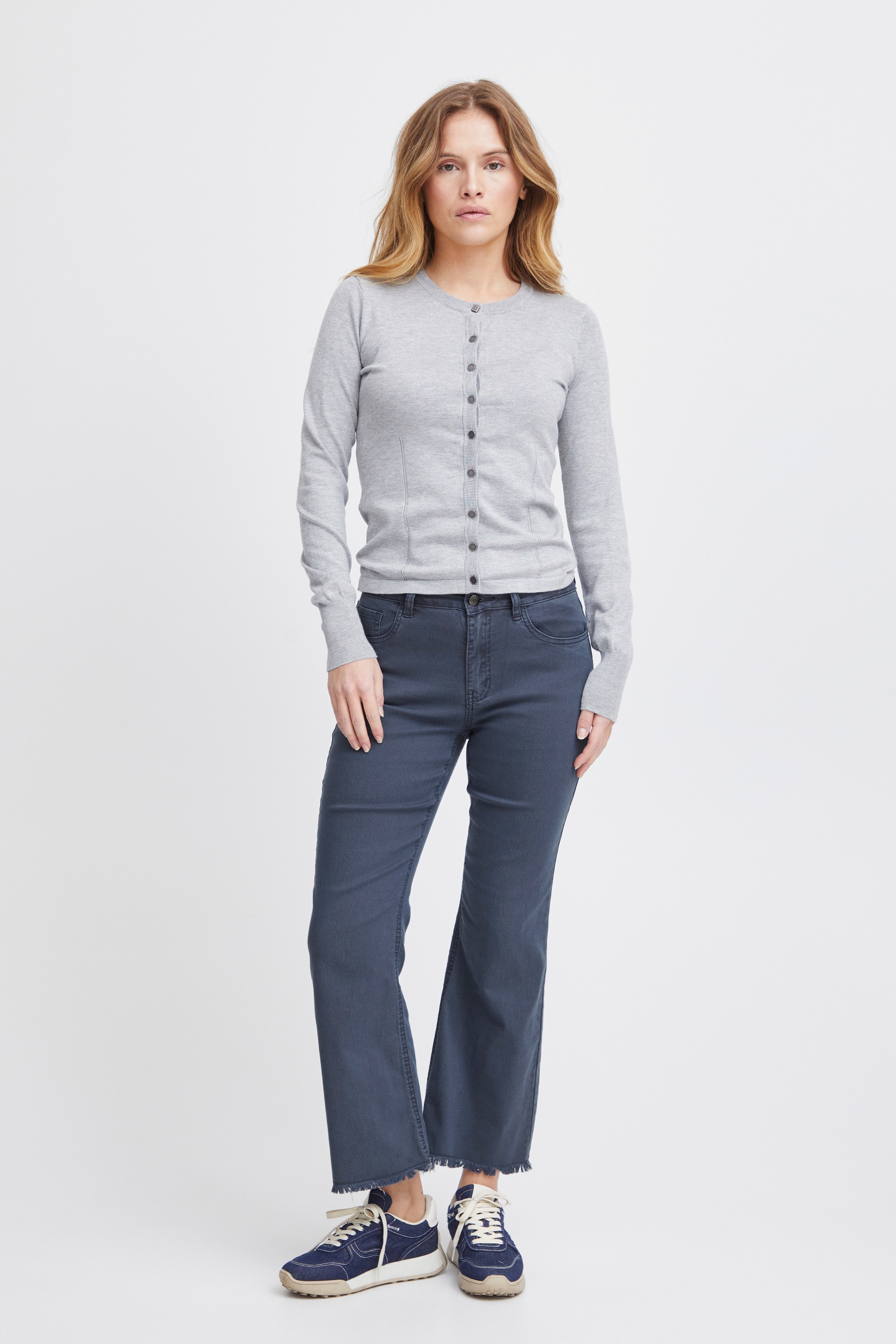 PZROSITA High Waist Kick Flared Leg Bukser LOOKBOOK FRONT 50207869-193929