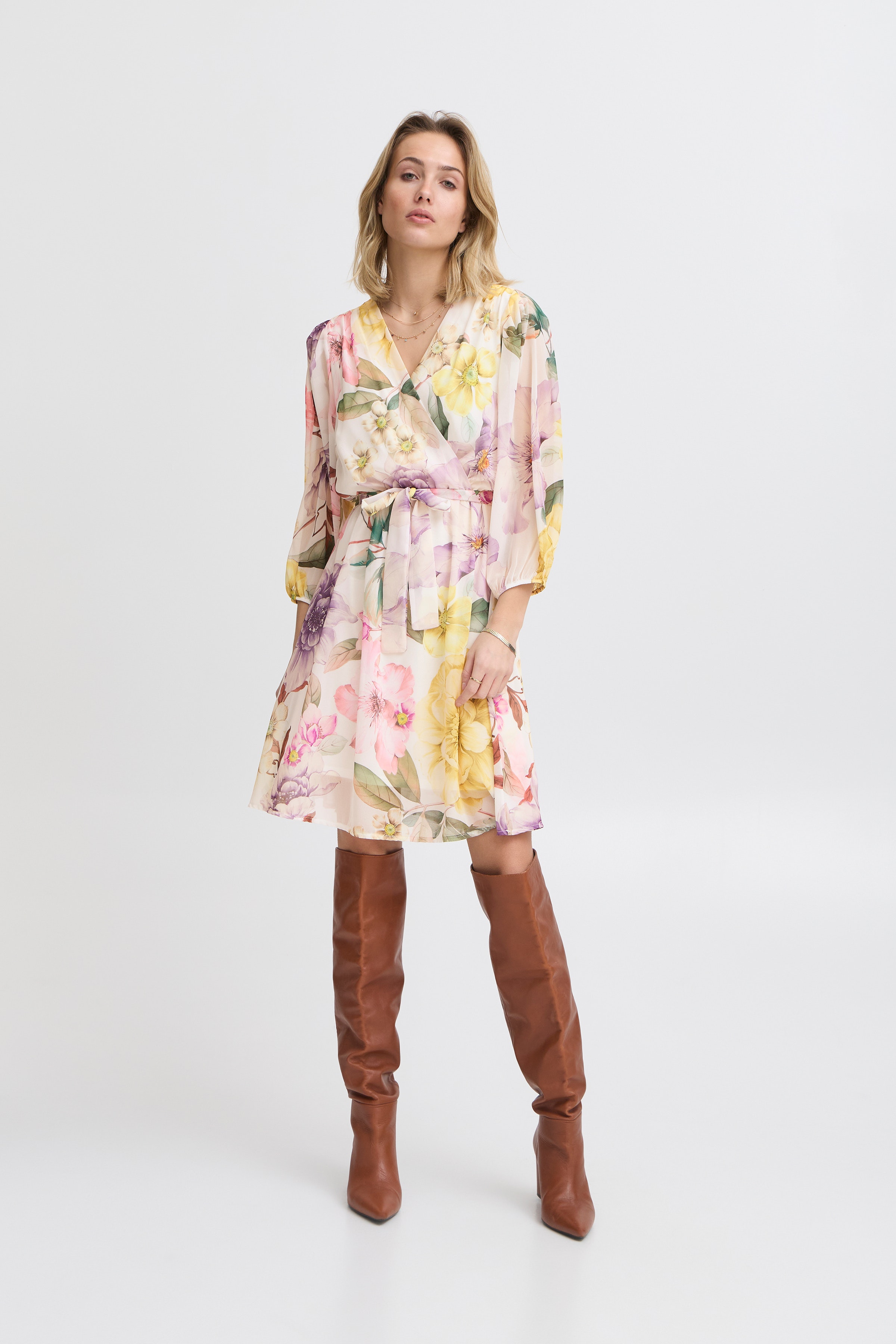 SBLENKE Kjole LOOKBOOK FRONT 22100904-140002