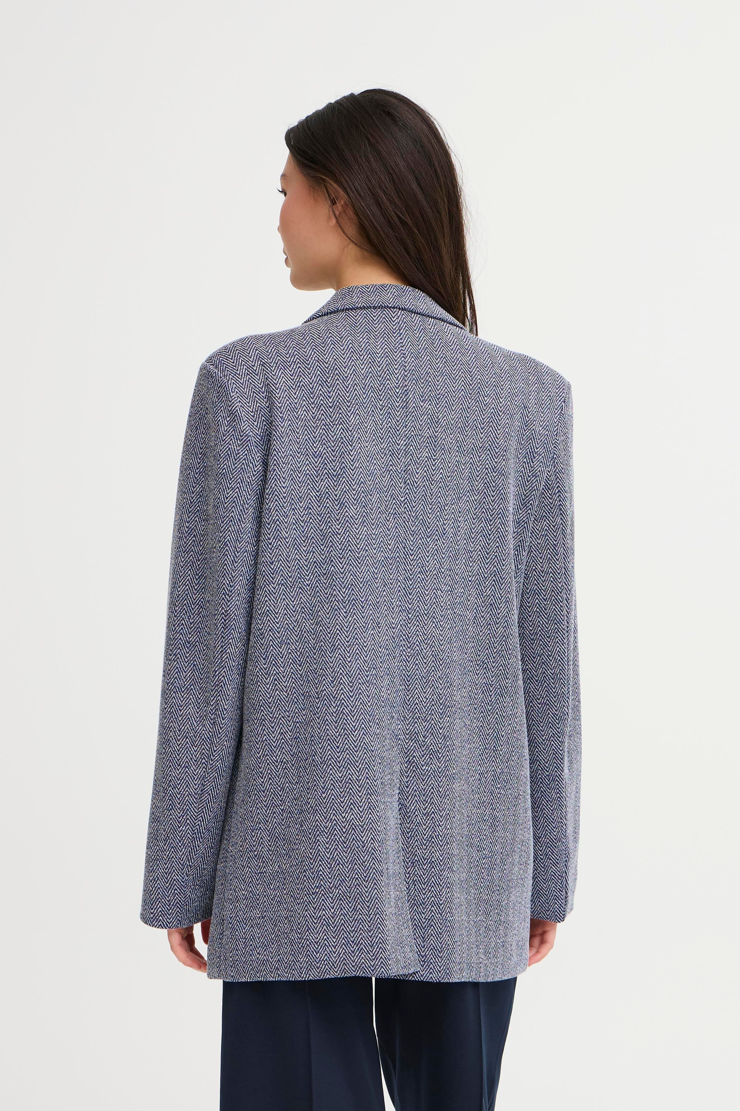 IHKATE JACQUARD OVERSIZE Blazer LOOKBOOK BACK 20121605-900000478