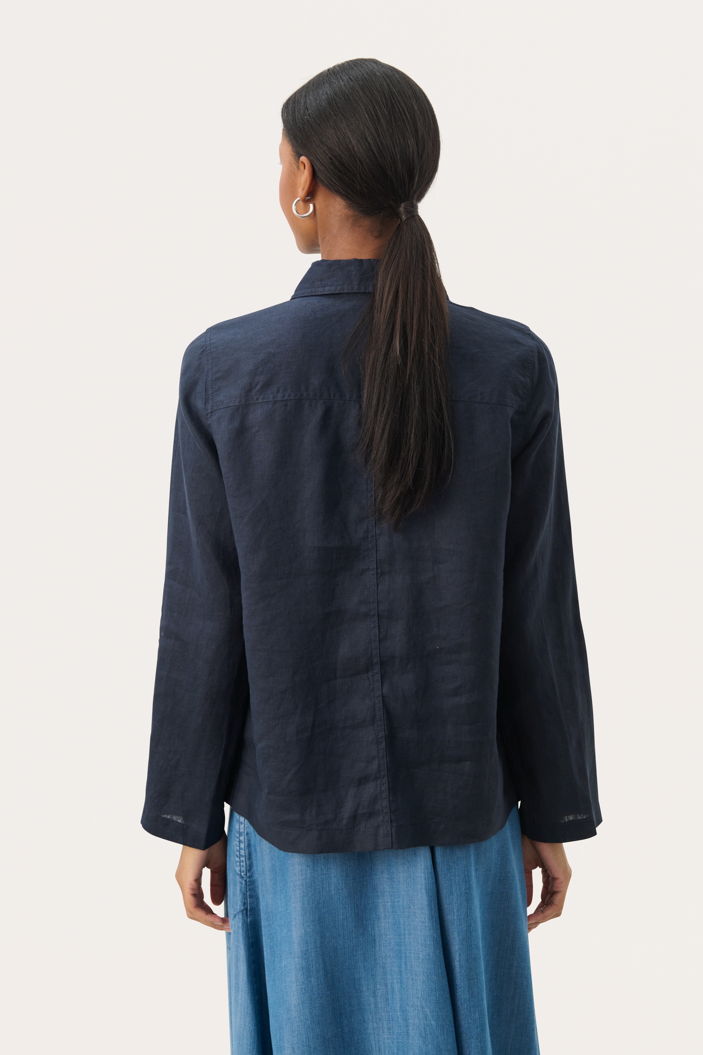 ElnoraPW Linen Blazer LOOKBOOK BACK 30309560-194109