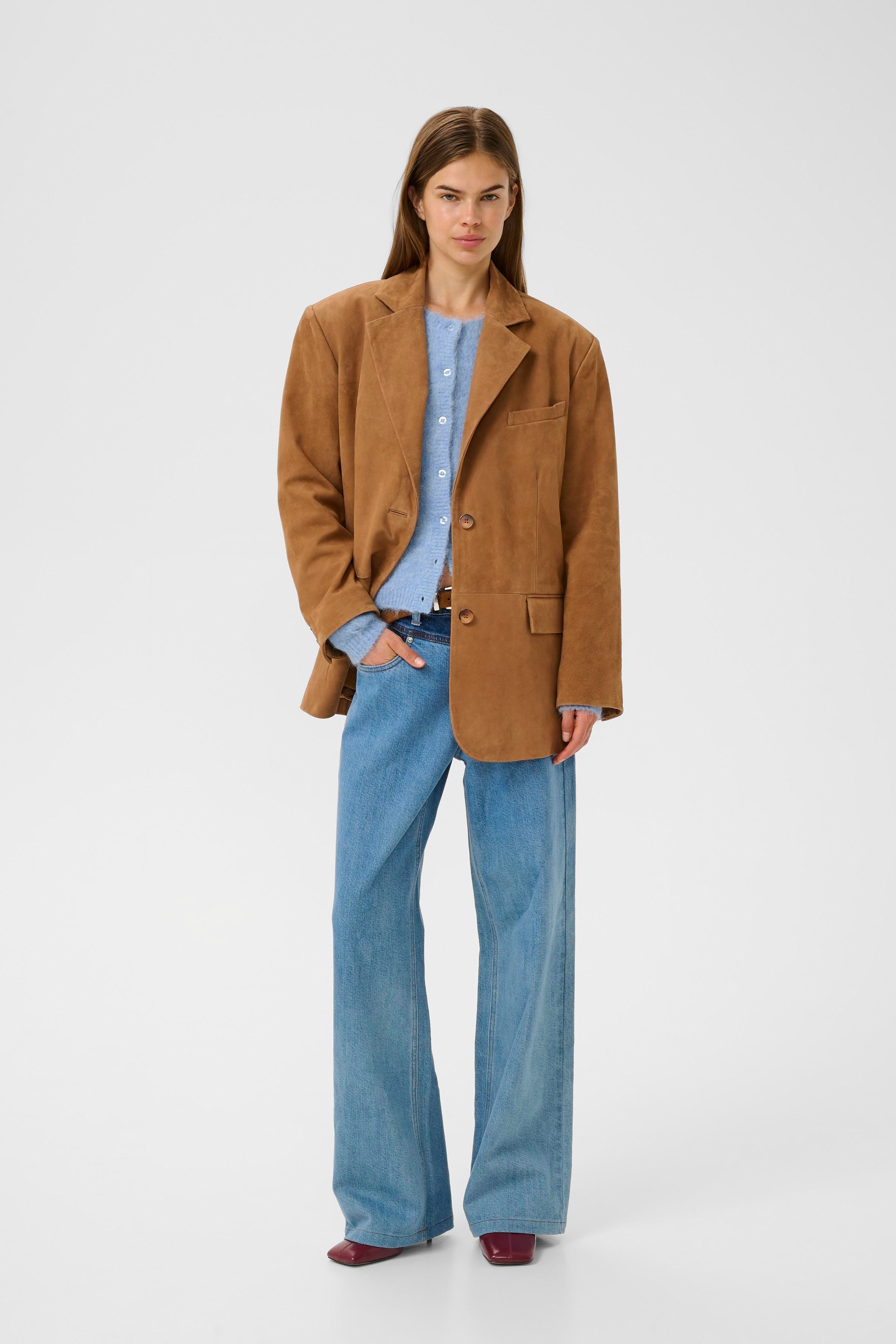 GZcognia Suede blazer LOOKBOOK FRONT 10911002-108998