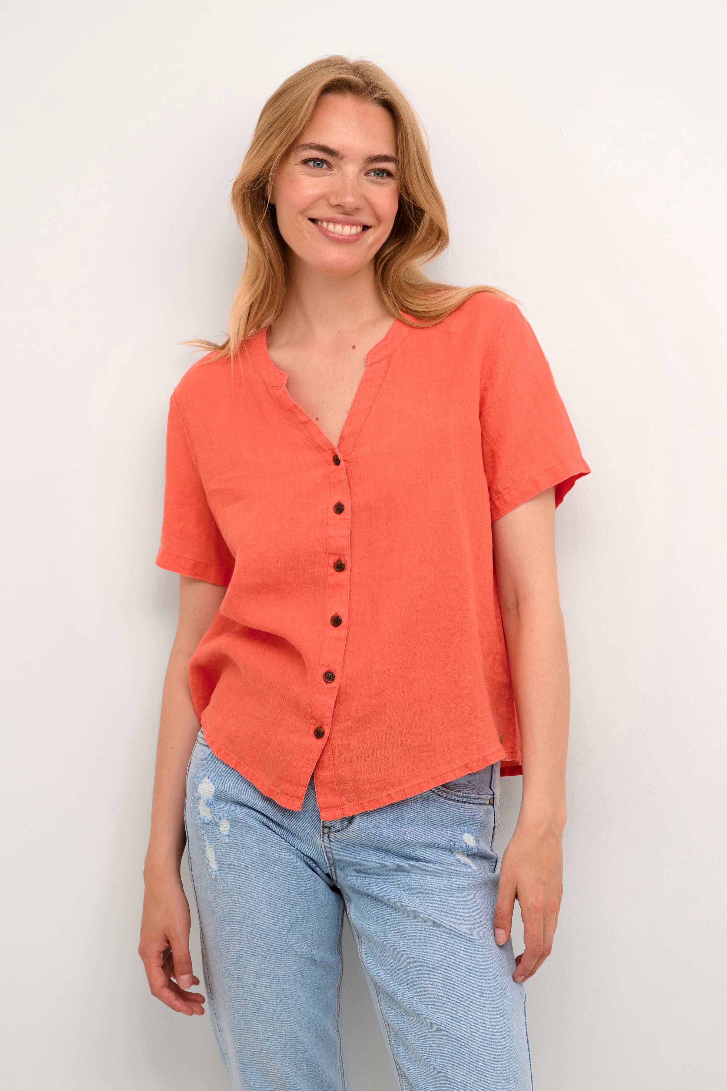 CRBellis Lin skjorte LOOKBOOK FRONT 10611578-171656