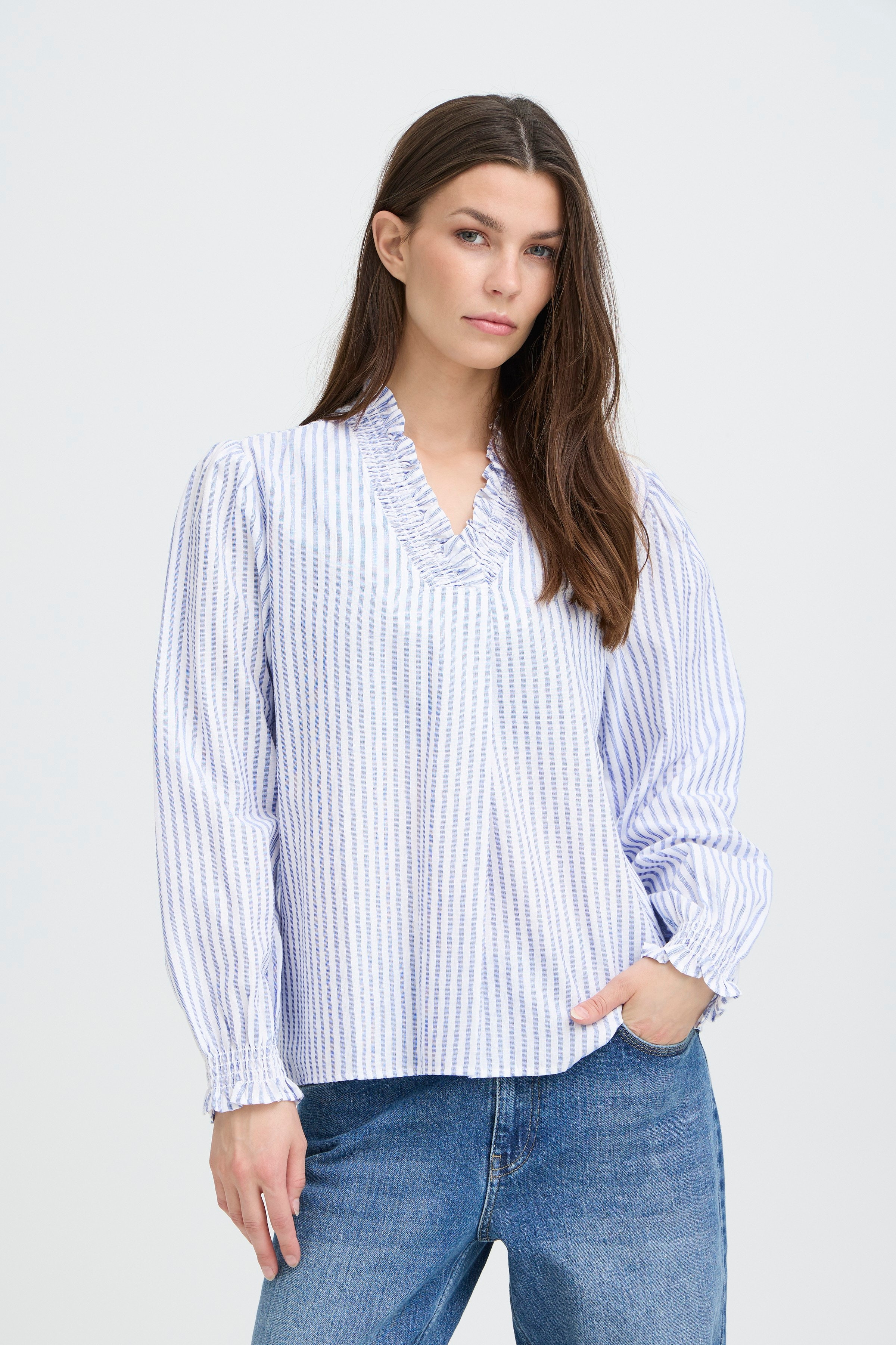 PZAUDREY Bluse LOOKBOOK FRONT 50210254-114201