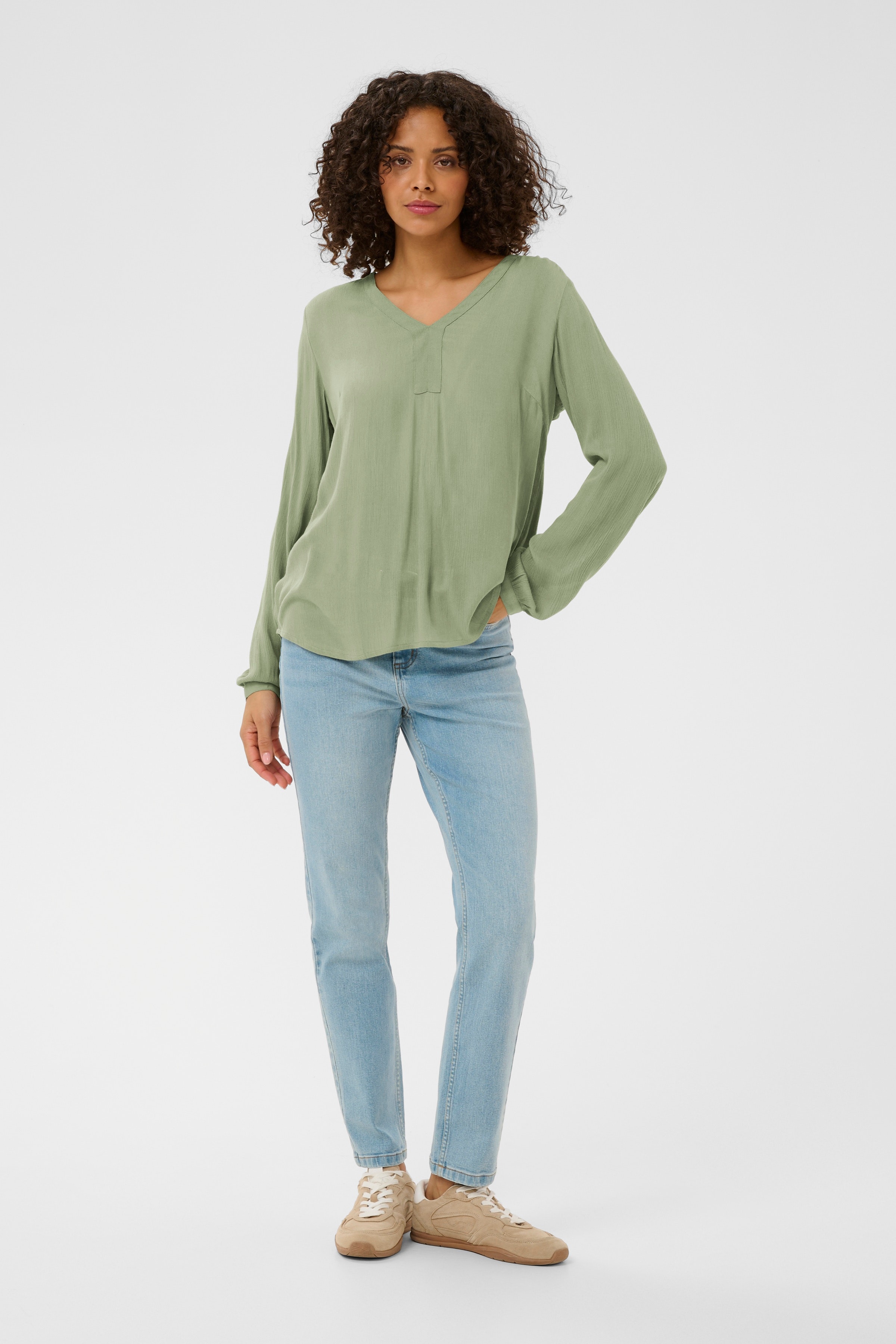 KAamber Bluse LOOKBOOK FRONT 501032-176212