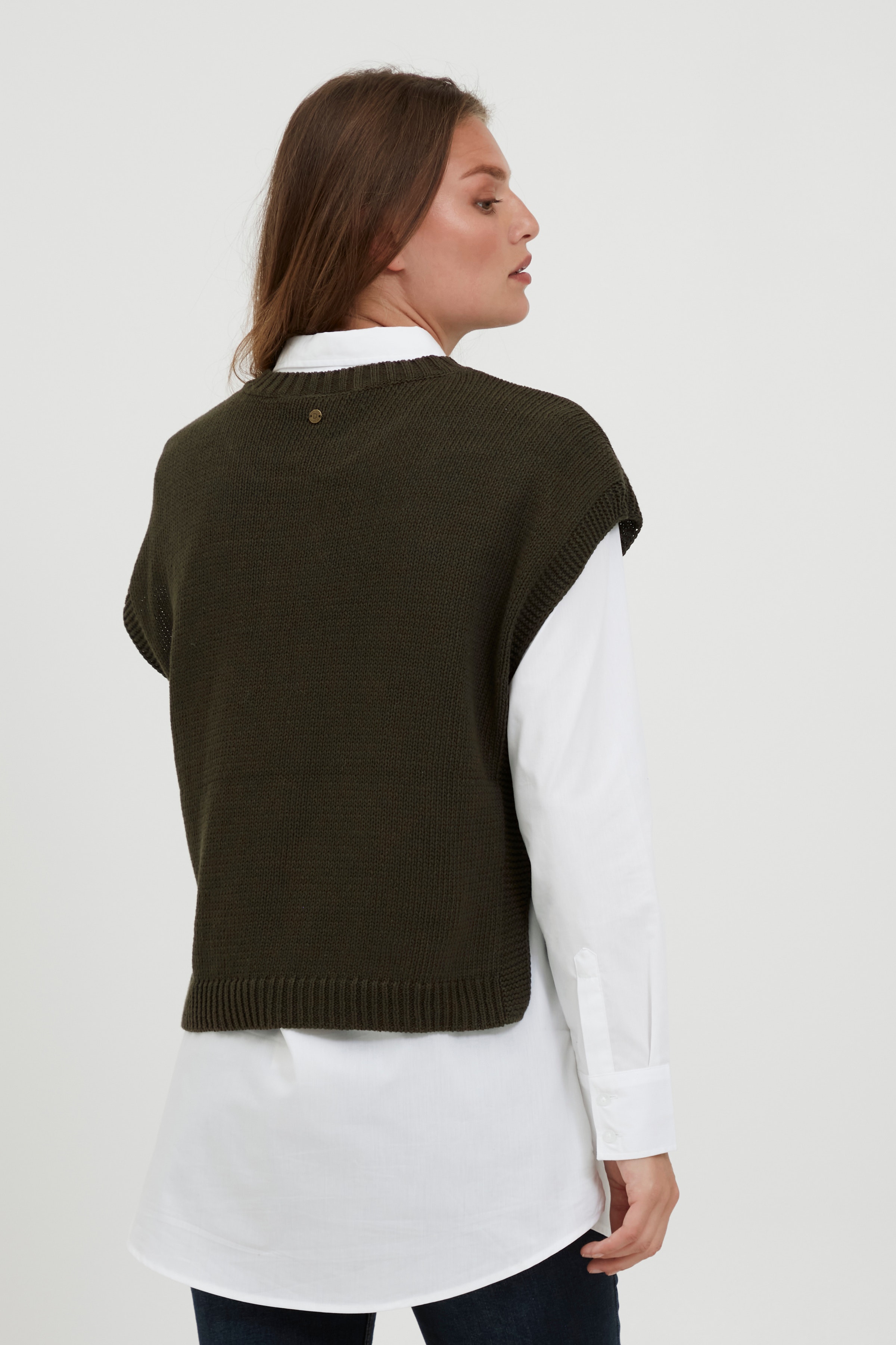 Strikket vest LOOKBOOK FRONT 20404173-190506