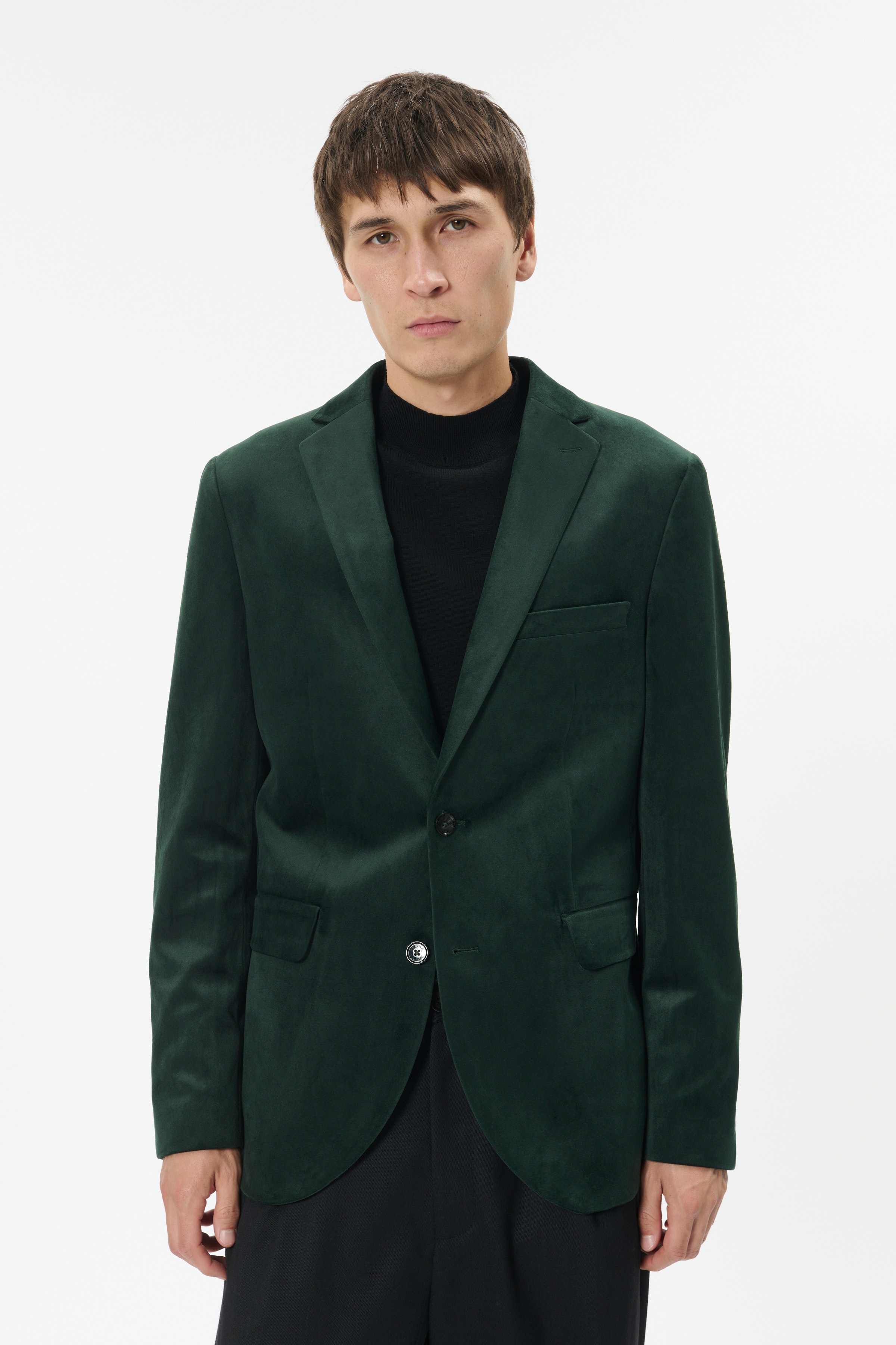 MAgeorge Velour Blazer LOOKBOOK FRONT 30205027-195350