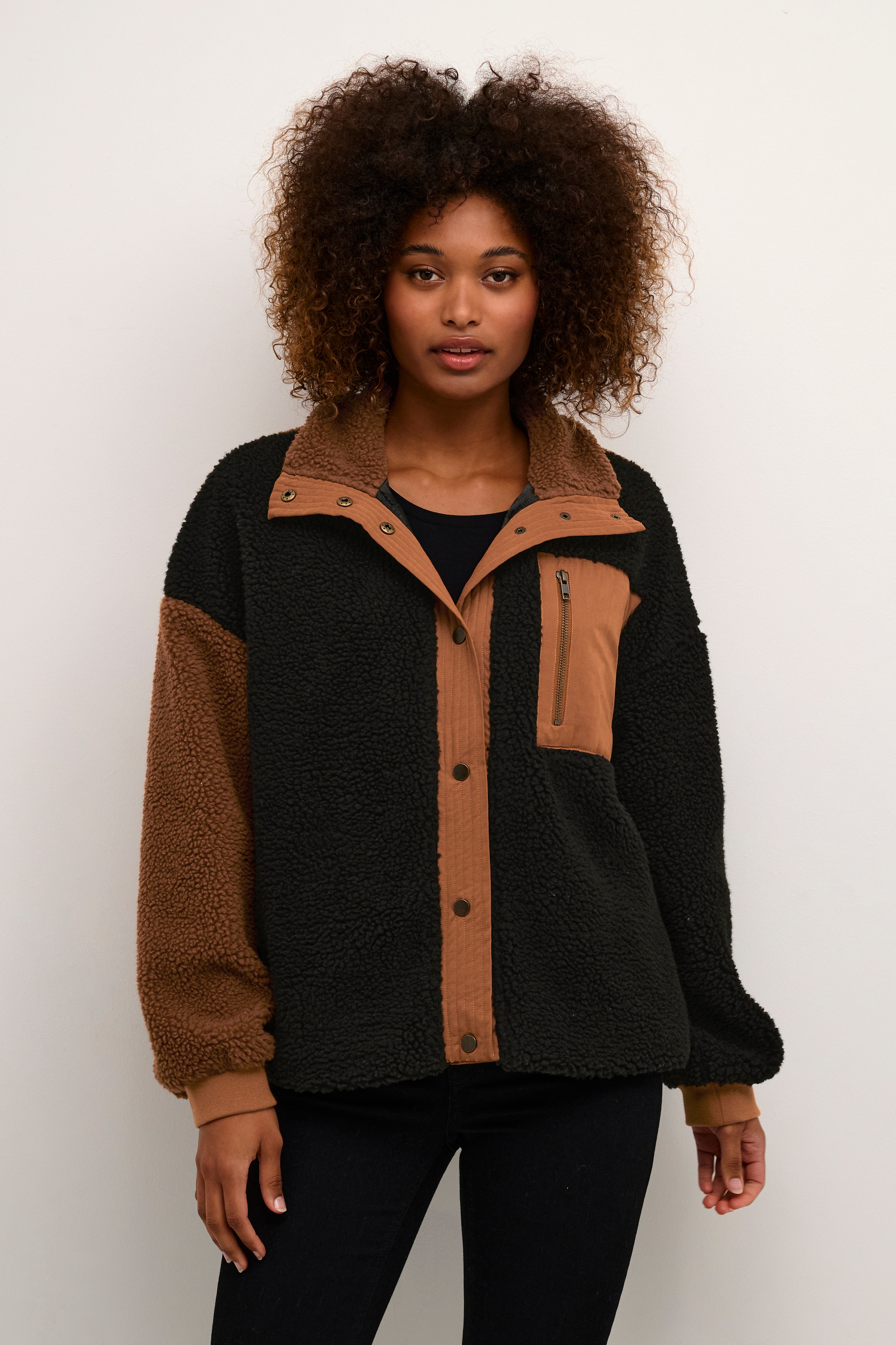 CUtally Teddy fleece jacket LOOKBOOK FRONT 50109006-500012