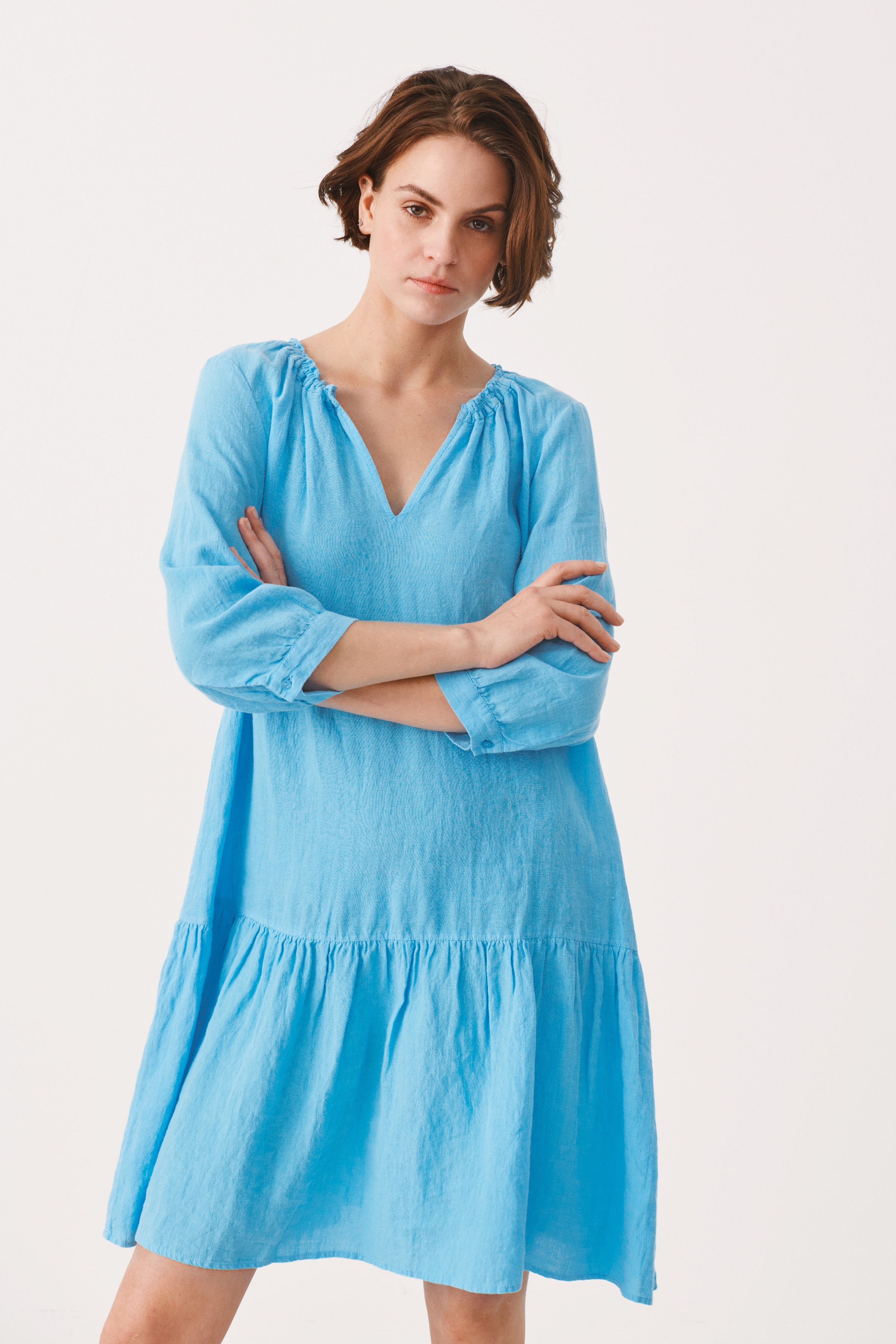 ChaniaPW Leinenkleid LOOKBOOK FRONT 30305175-164526