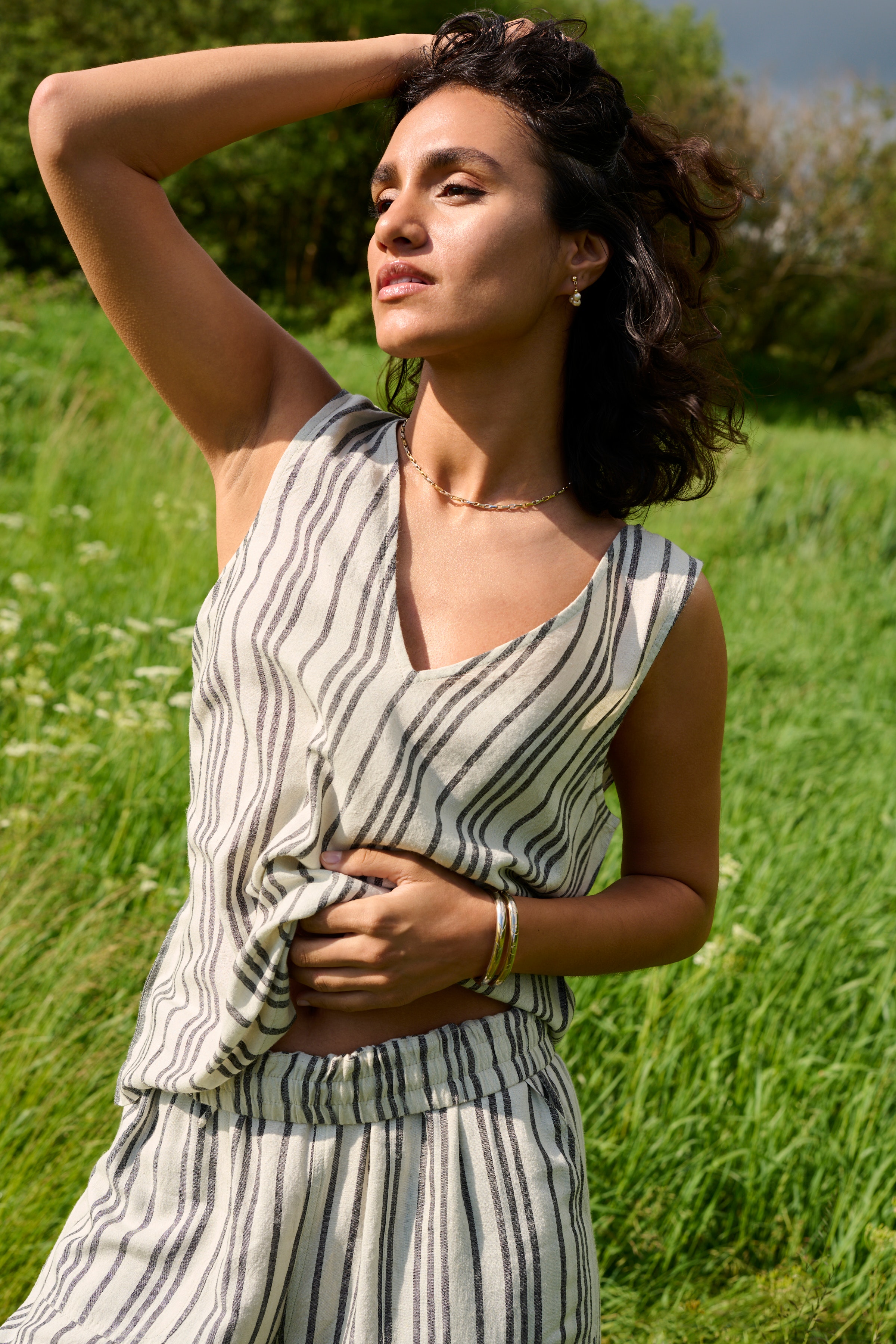 KAmilia Linen Top LOCATION NONE 10508426-107124