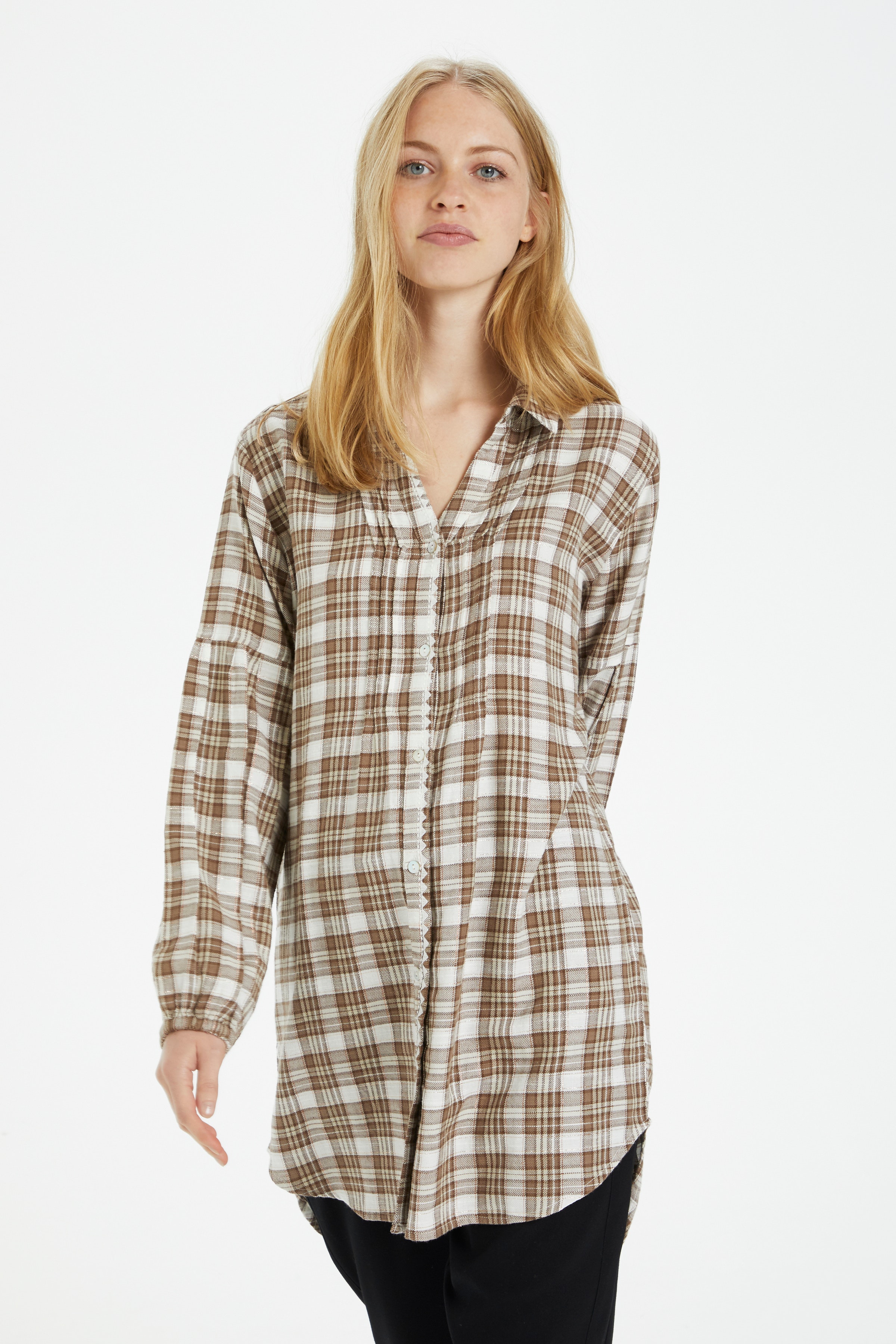 Langermet skjorte LOOKBOOK FRONT 10606873-100433