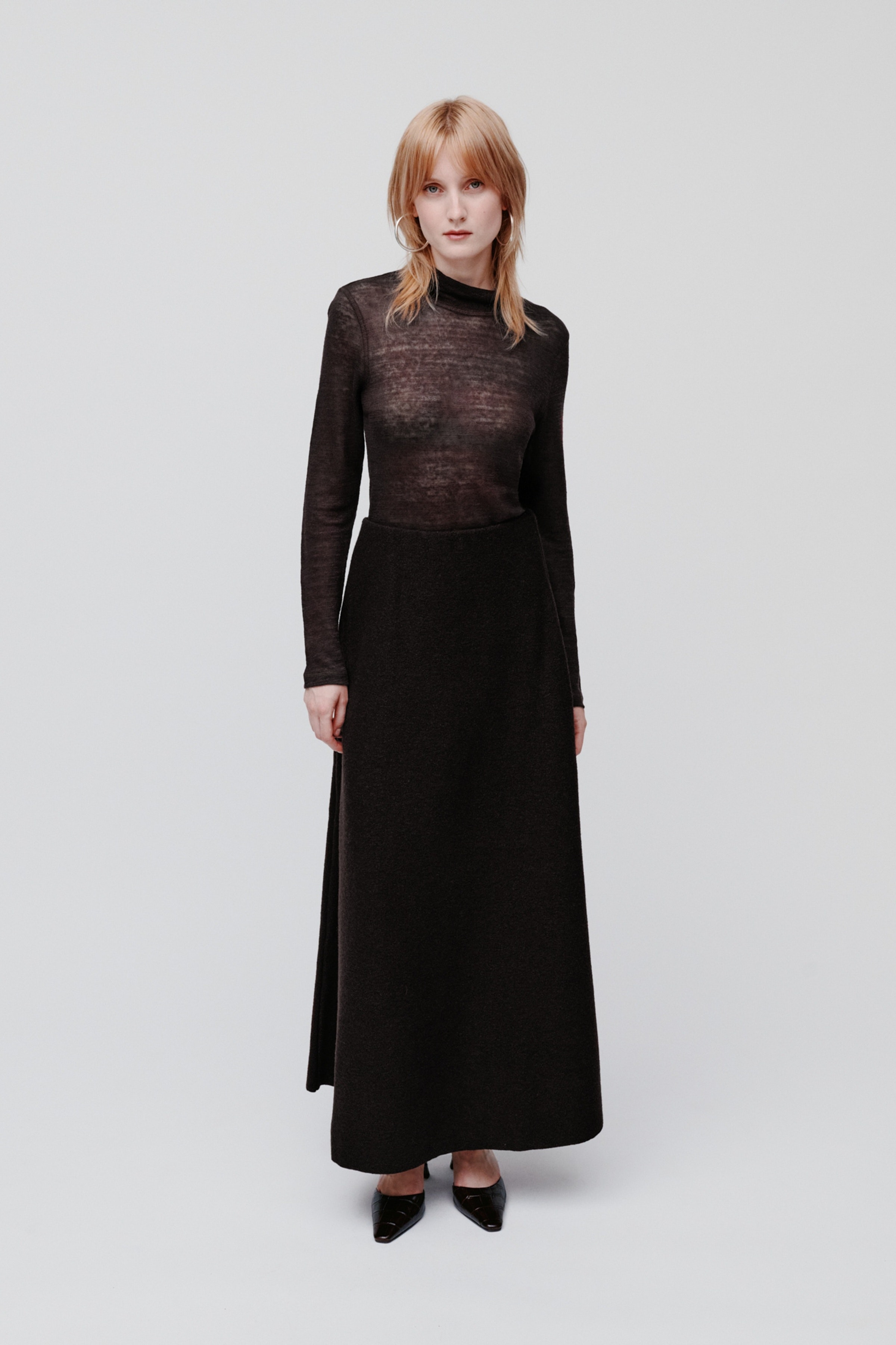 SABRINA Skjørt LOOKBOOK FRONT 30600650-BK999