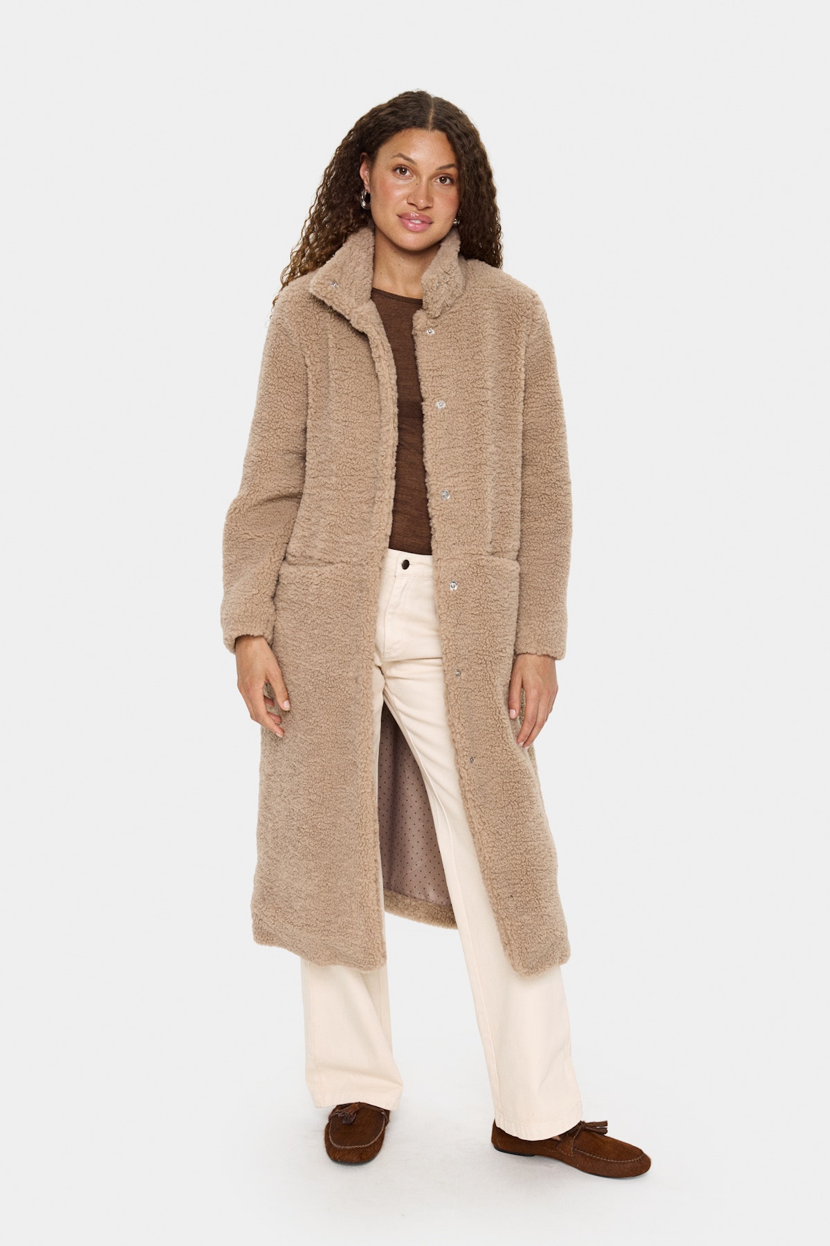 FeliciaSZ Coat in crockery polyester