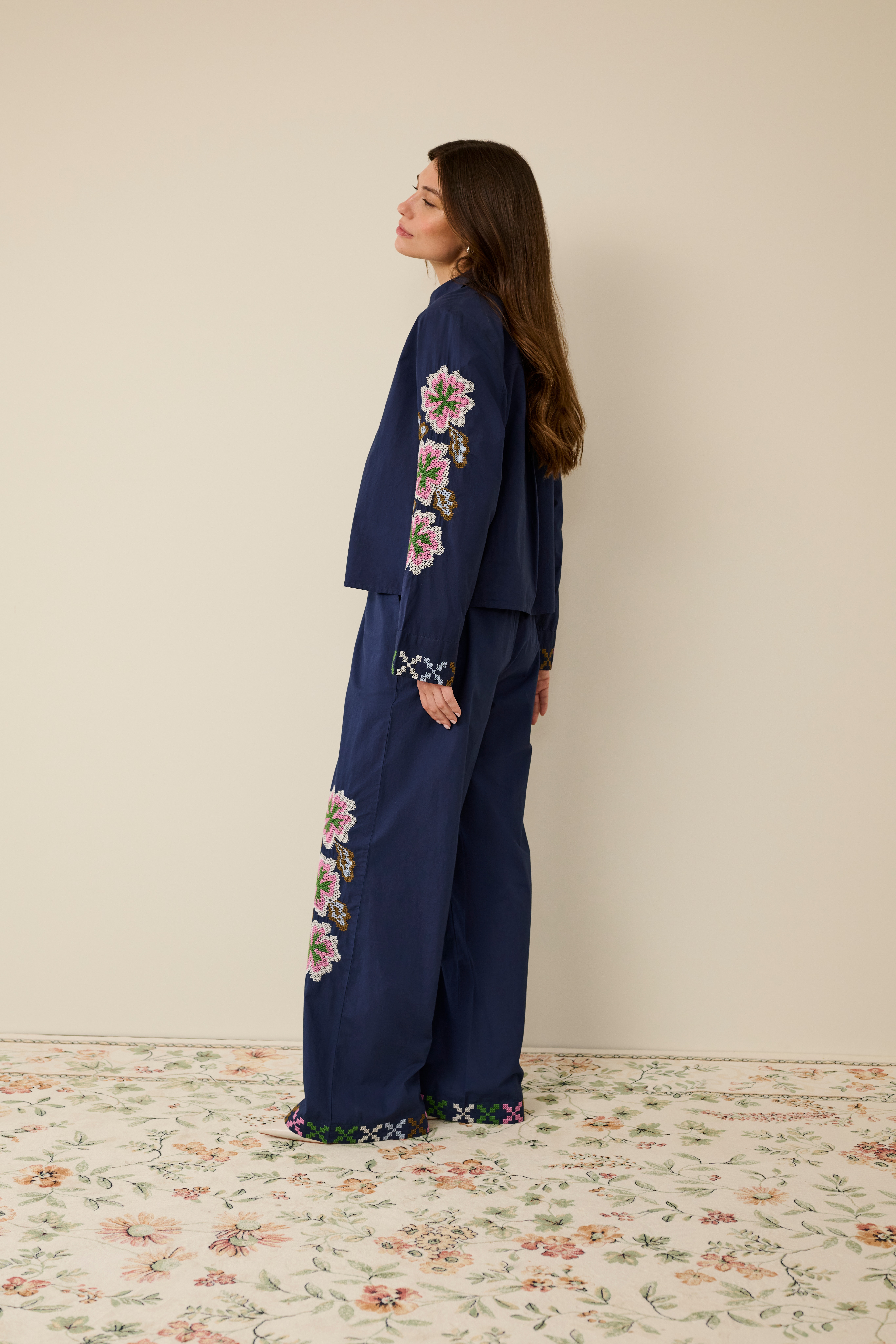 CUbreezy Skjorte med broderi LOCATION NONE 50112708-194024