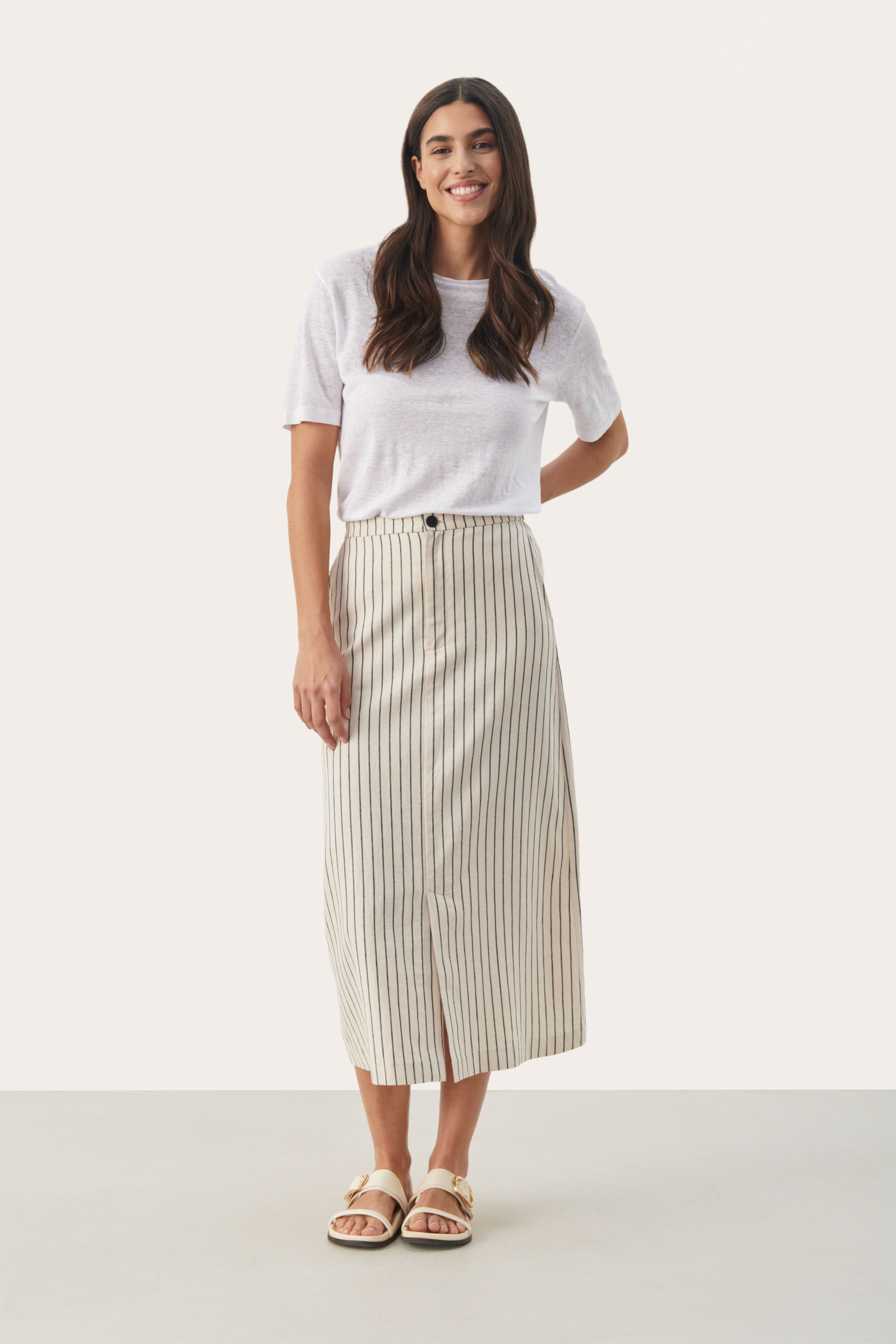 EsilaPW Lang nederdel LOOKBOOK FRONT 30308560-302812