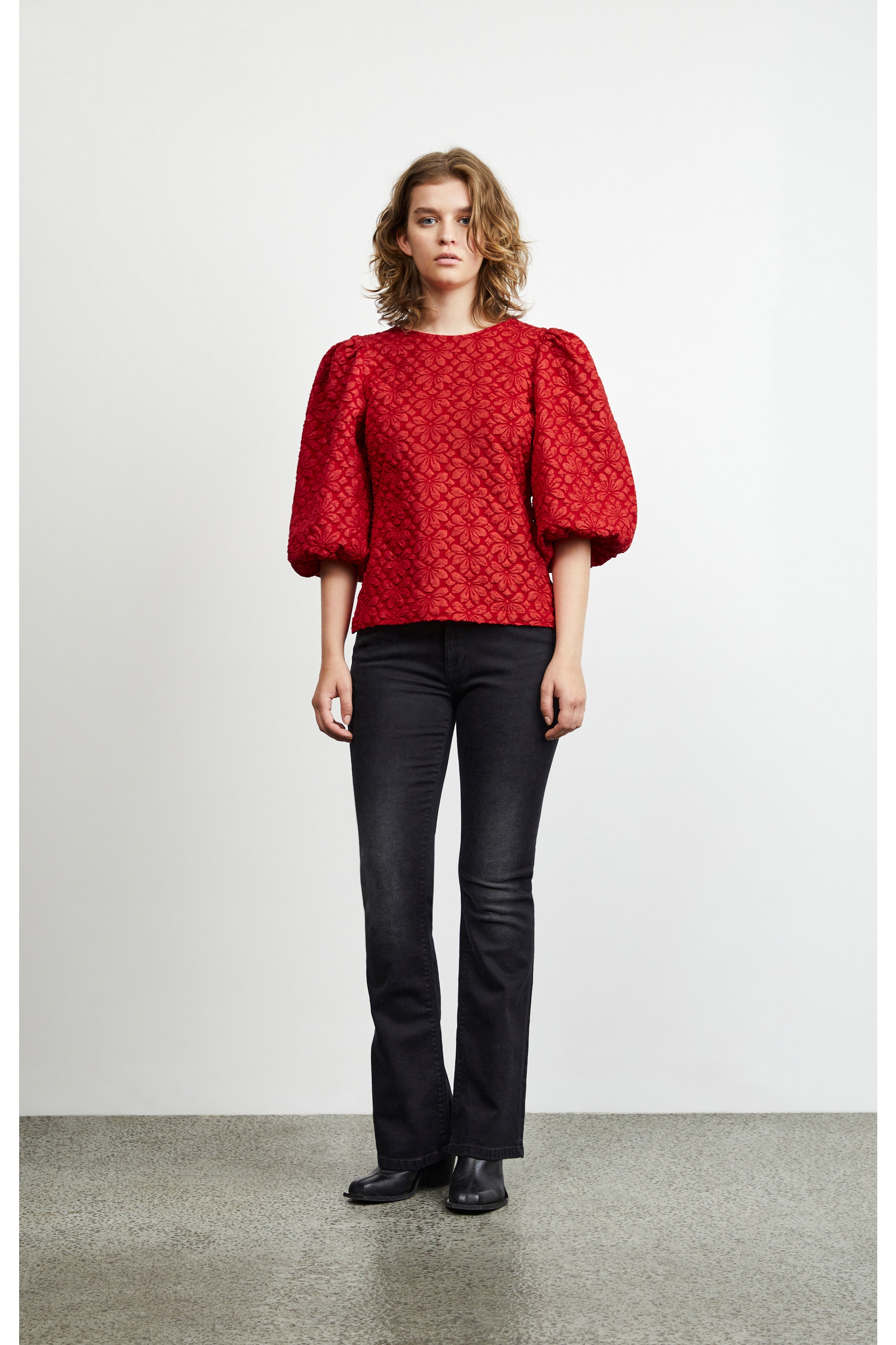 Langermet bluse LOOKBOOK FRONT 20119173-171664