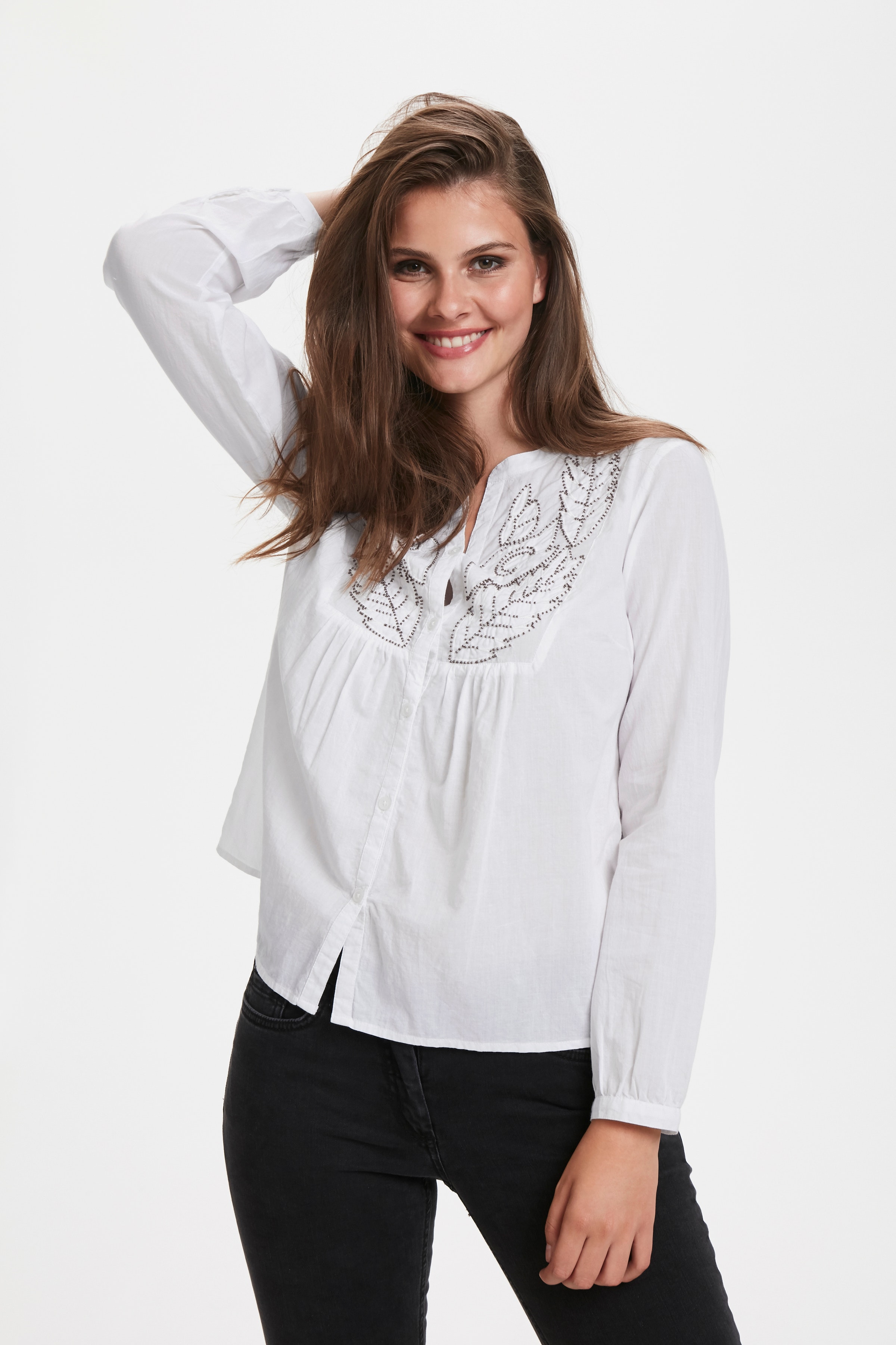 Langermet skjorte LOOKBOOK FRONT 10604947-60034