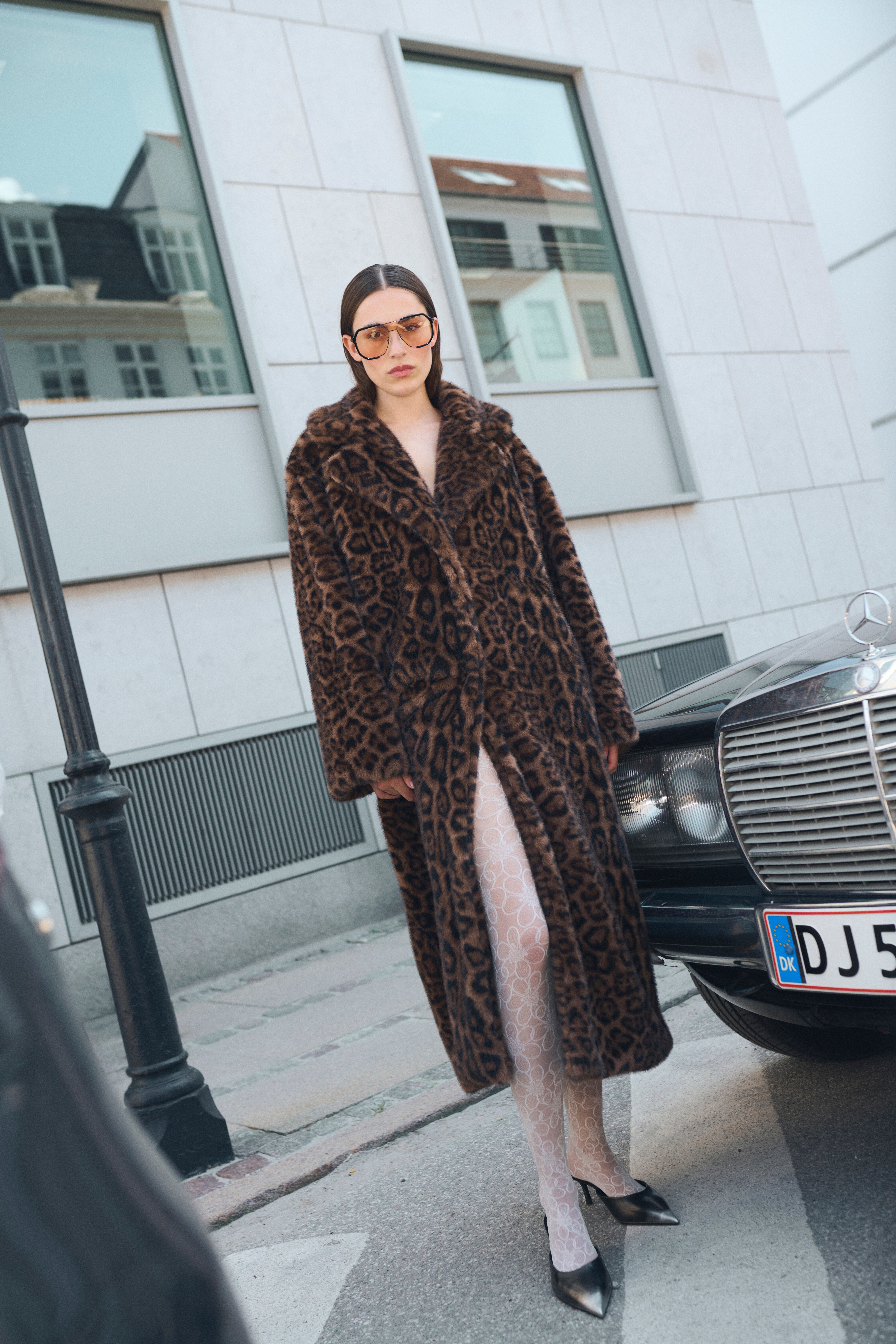 KBTira Leopard Faux Fur coat LOCATION NONE 10105448-103153