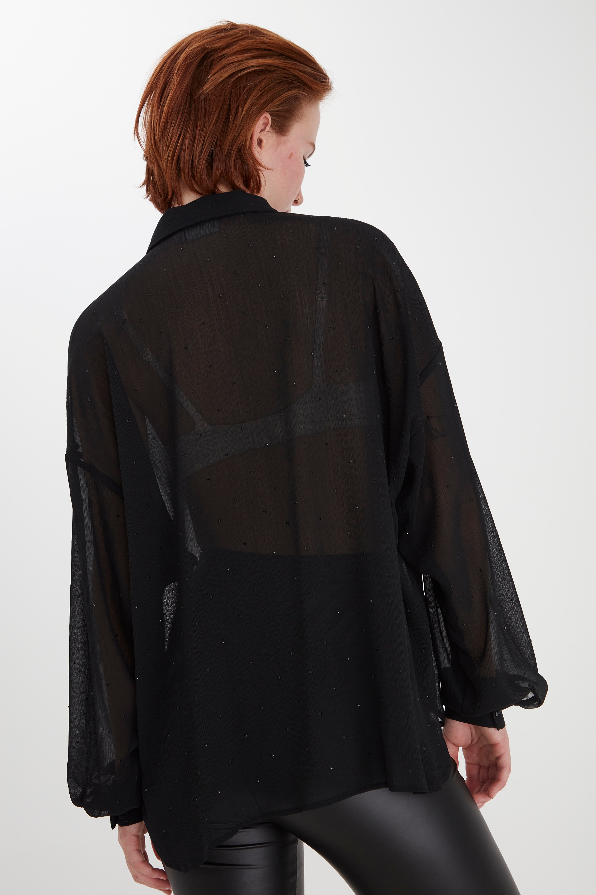 Overhemd met lang mouwen LOOKBOOK BACK 20113365-194008