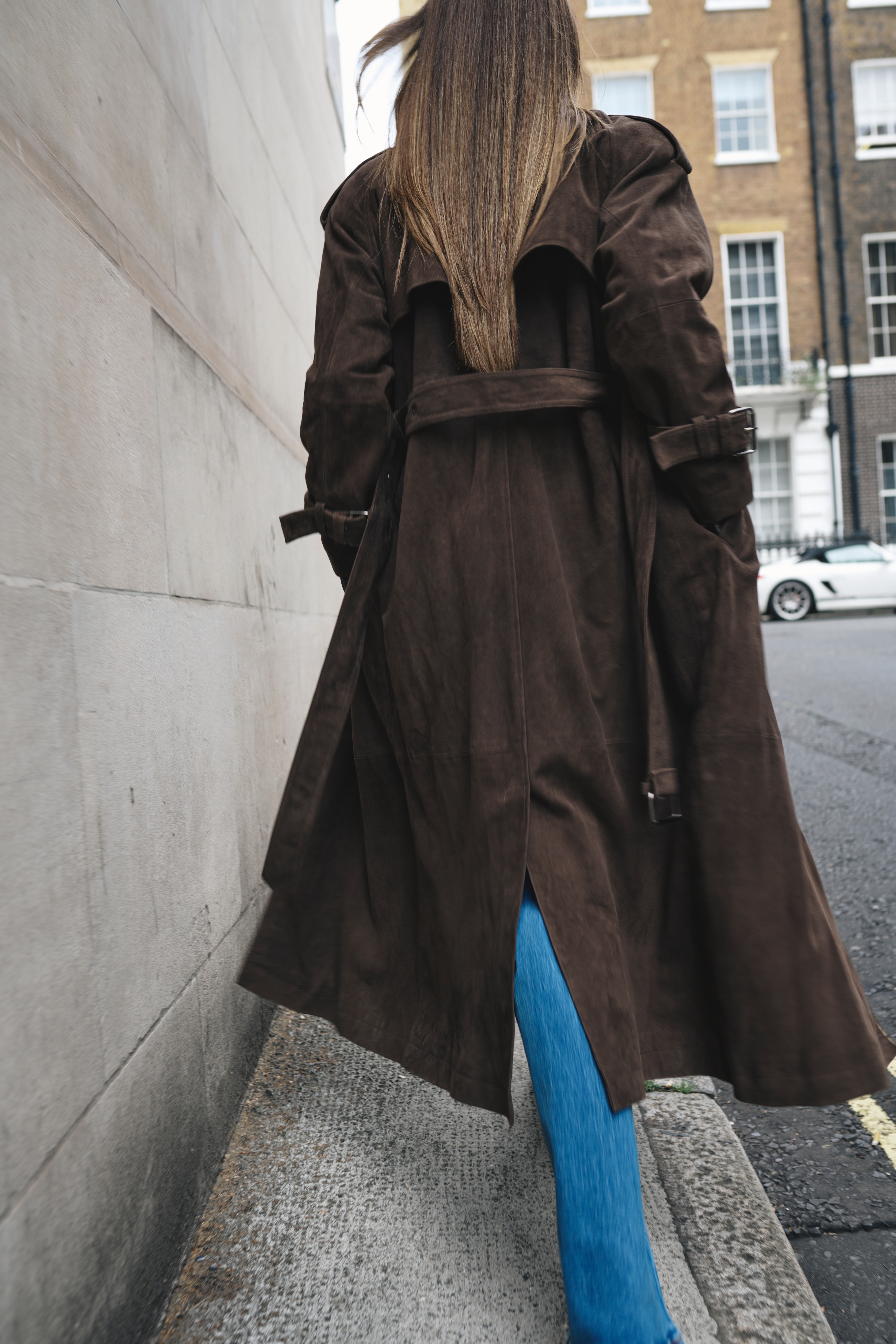 TaraMW Wildleder-Trenchcoat LOCATION NONE 10704830-190840