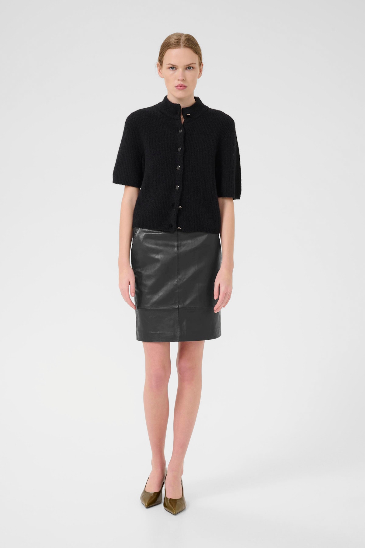 スカート archive g.o.a pig leather skirt Goat Leather Skirt “Gloria”, kabok - Meindl Fashion