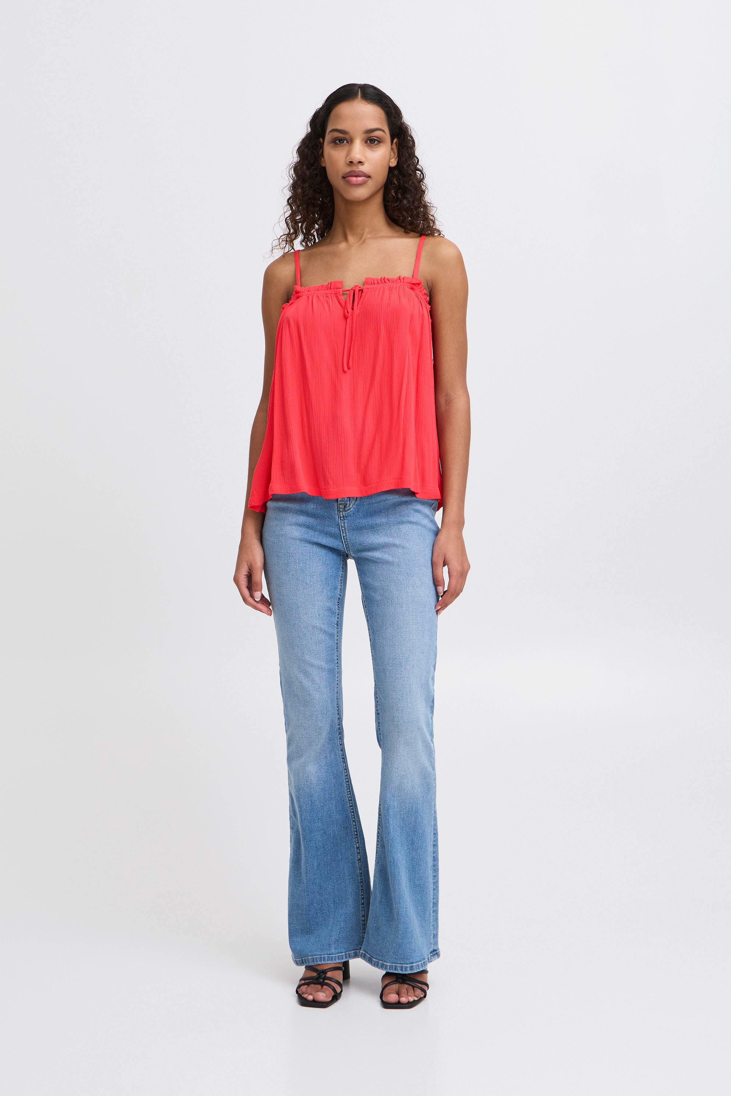 IHMARRAKECH Kortermet bluse LOOKBOOK FRONT 20122945-171753